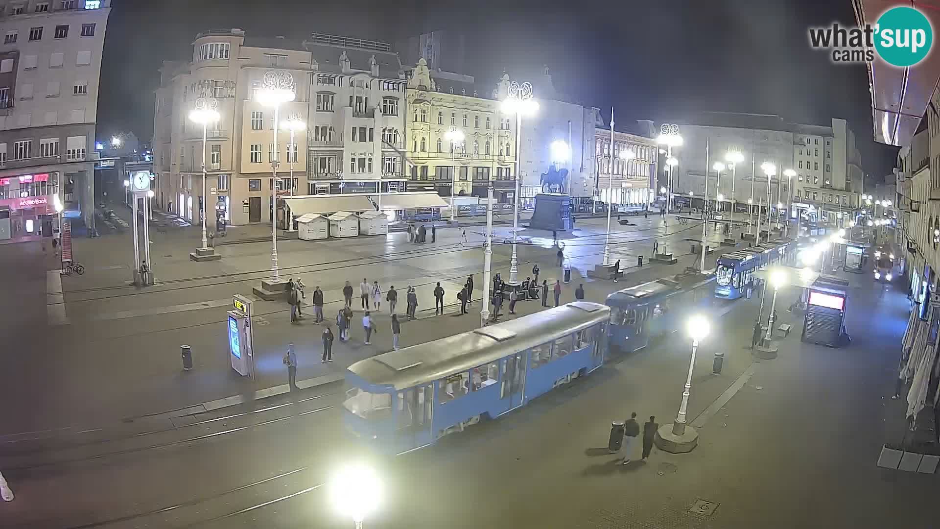 Webcam Zagreb Bana Jelačića square | Croatia