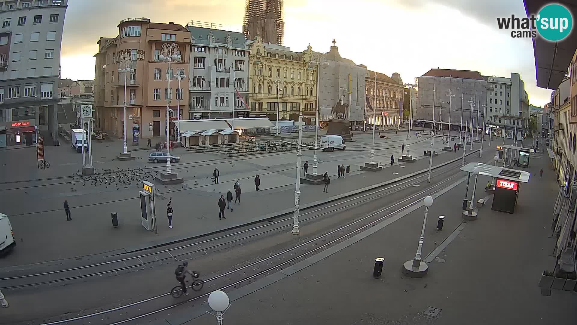 Live Cam Zagreb Ban Jelačić place | Croatie