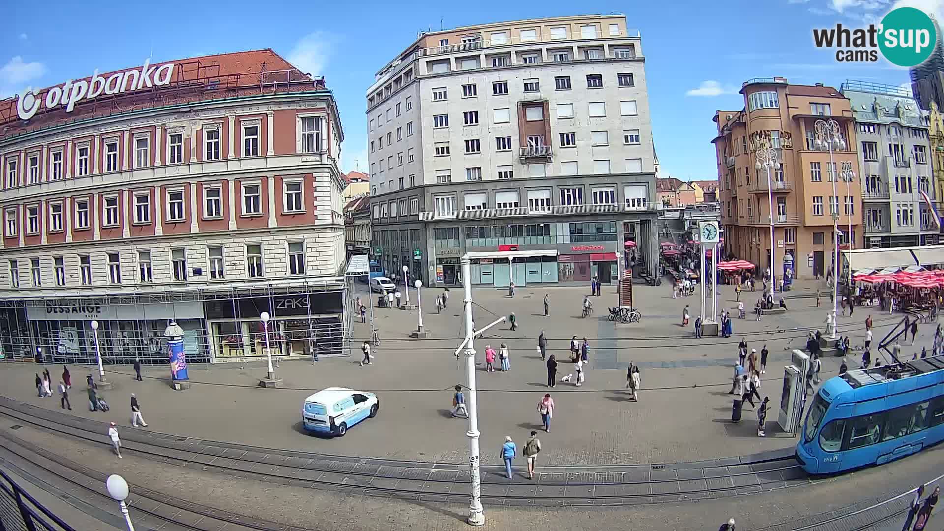 Webcam Zagabria Ban Jelacic piazza | Croazia
