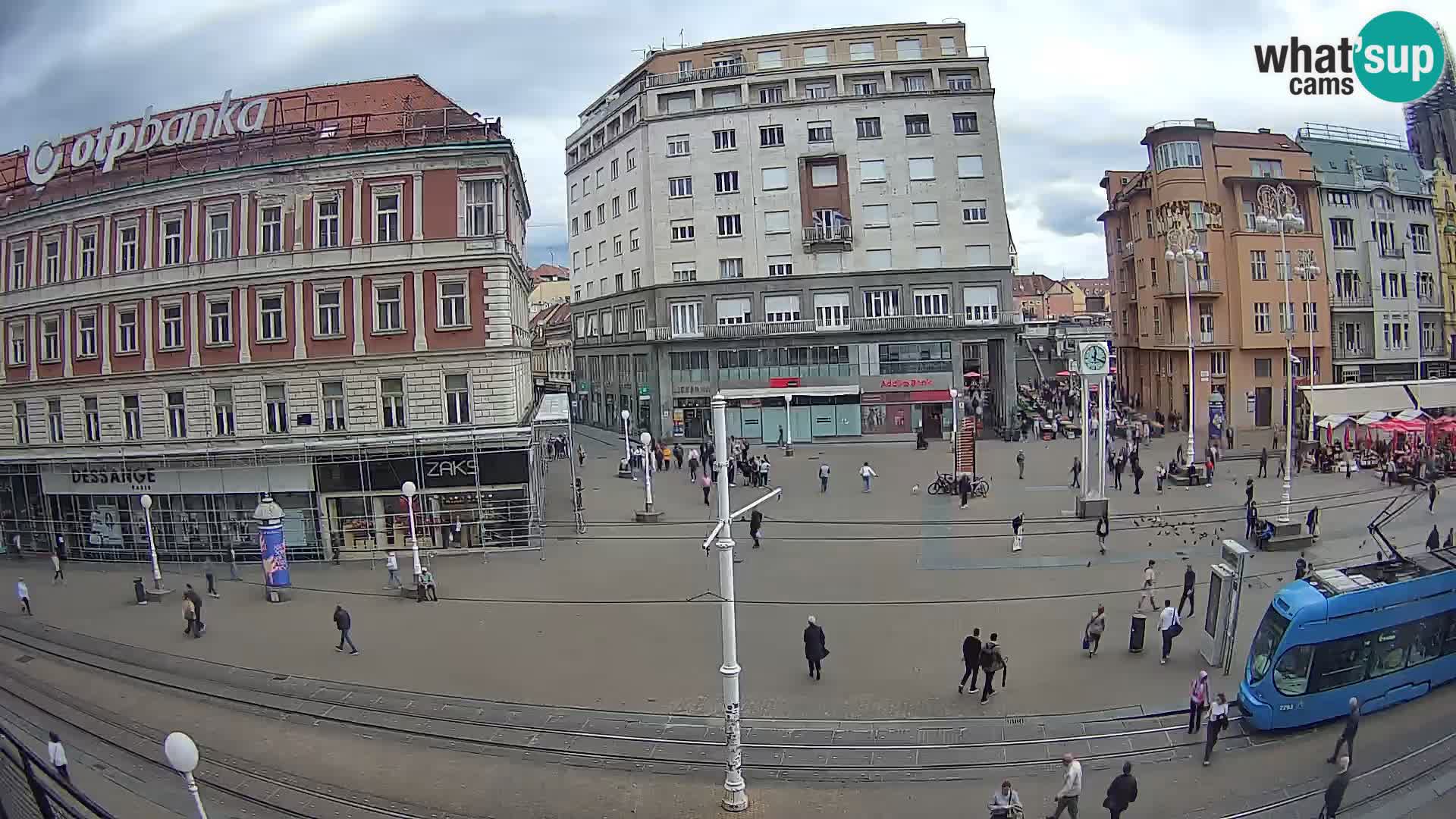 Spletna kamera Zagreb Ban Jelačić