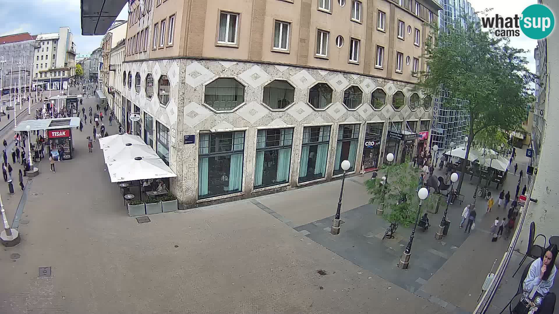 Webcam Zagreb Bana Jelačića square | Croatia
