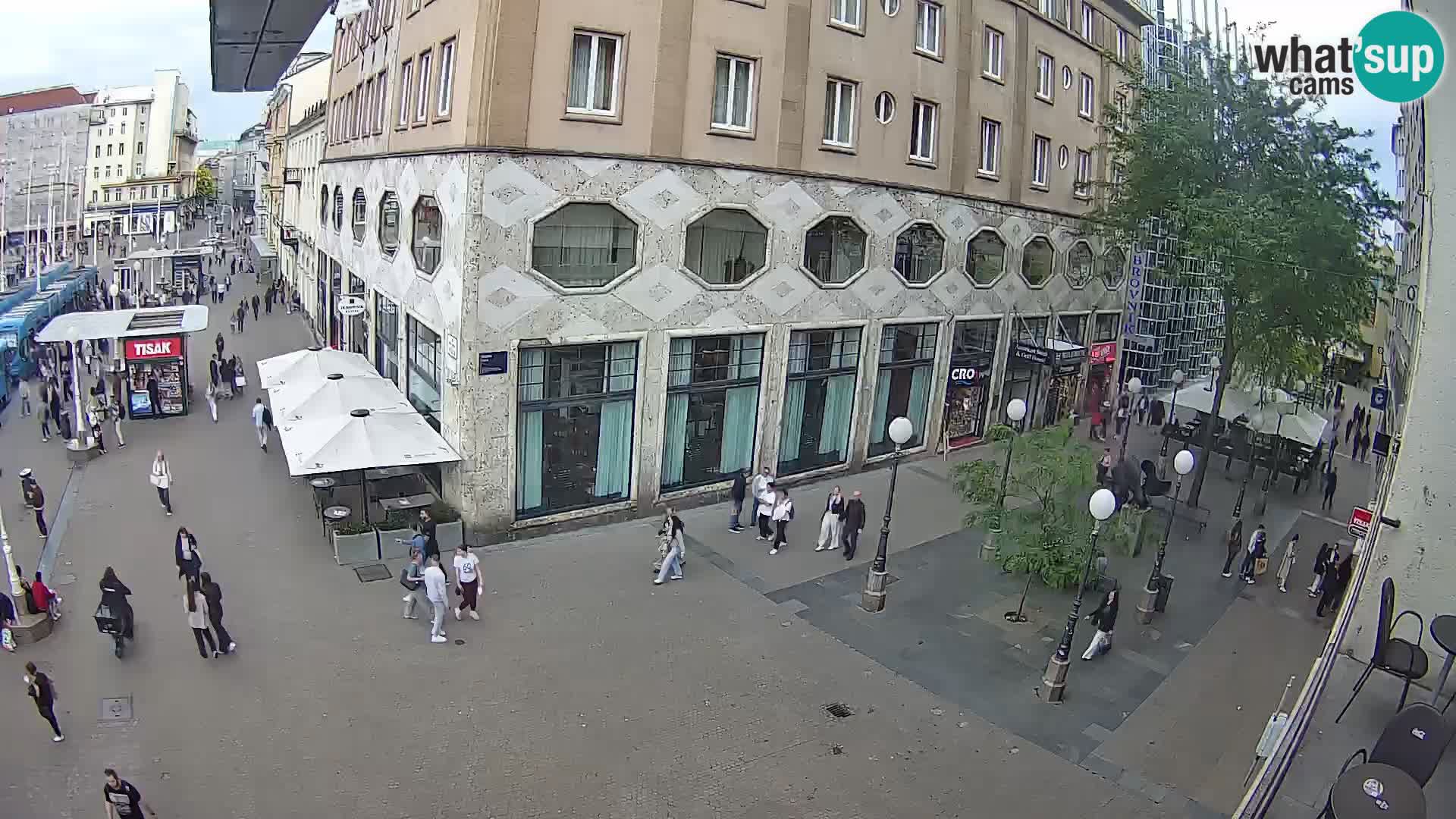 Live Cam Zagreb Ban Jelačić place | Croatie