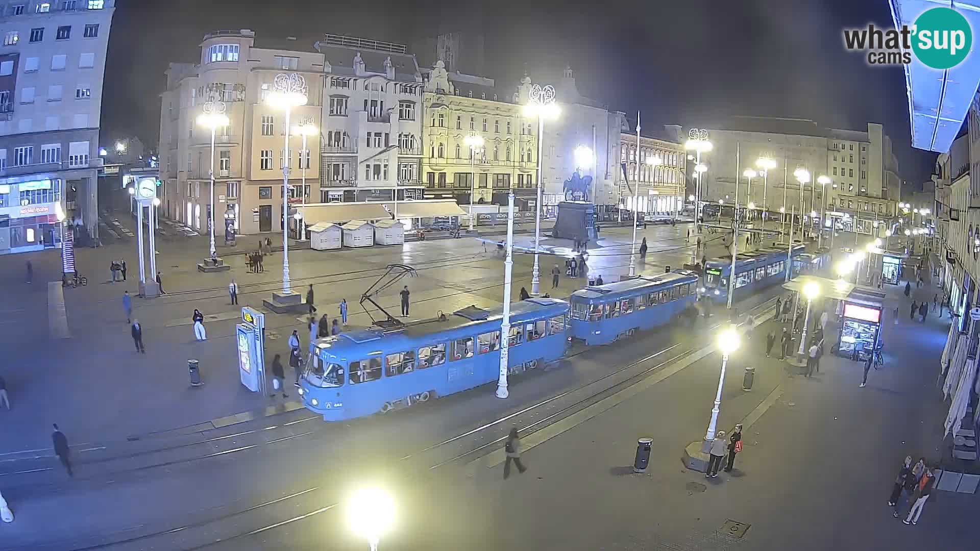 Webcam Zagreb Bana Jelačića square | Croatia