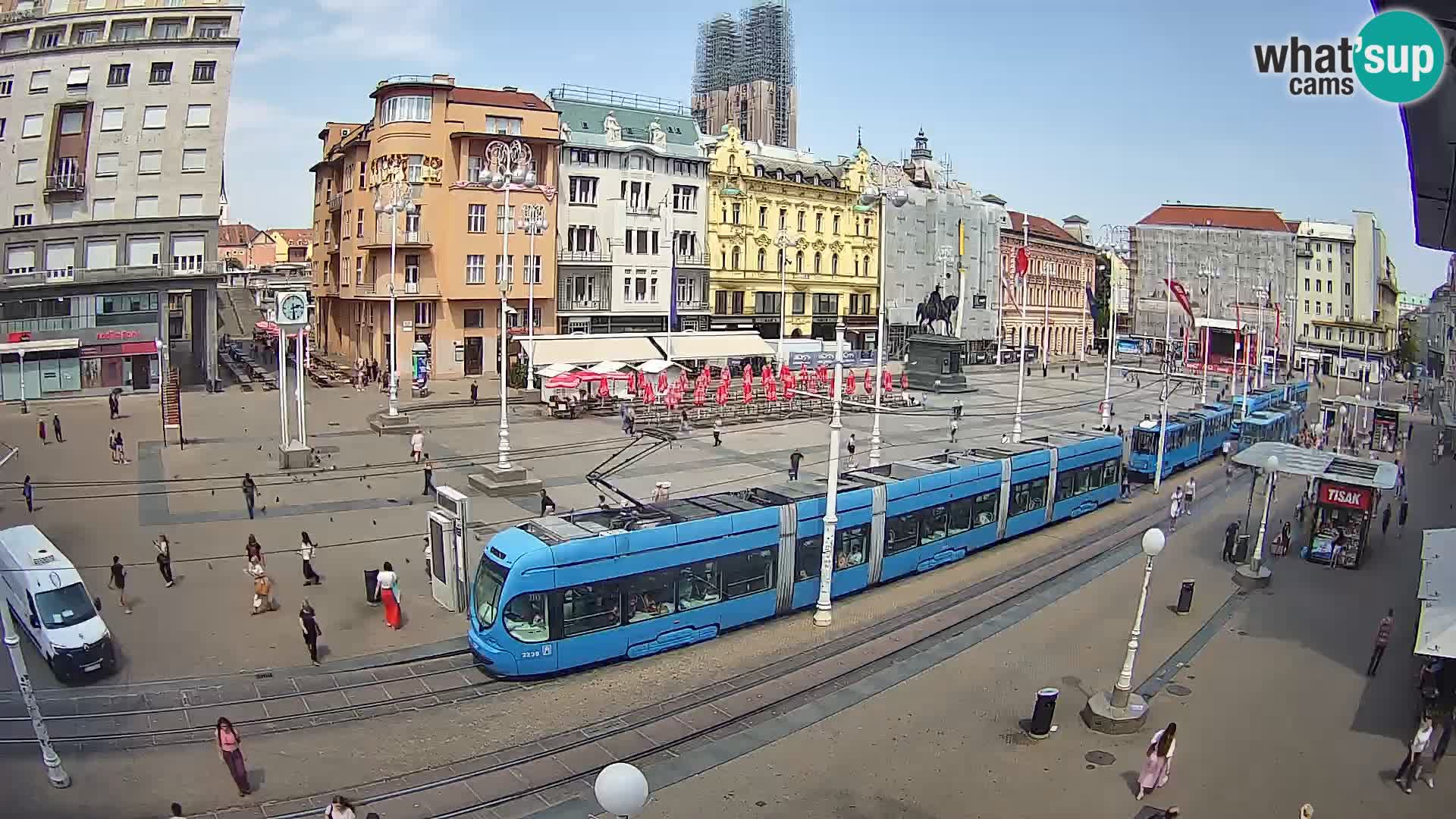 Spletna kamera Zagreb Ban Jelačić