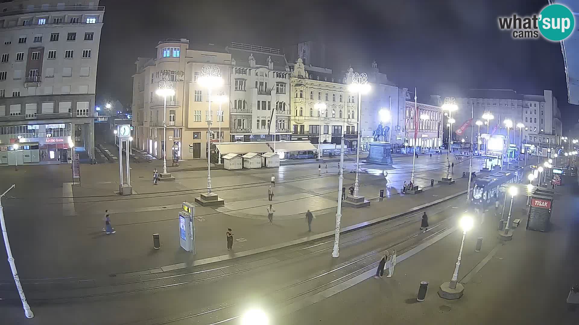 Webcam Zagreb Bana Jelačića square | Croatia