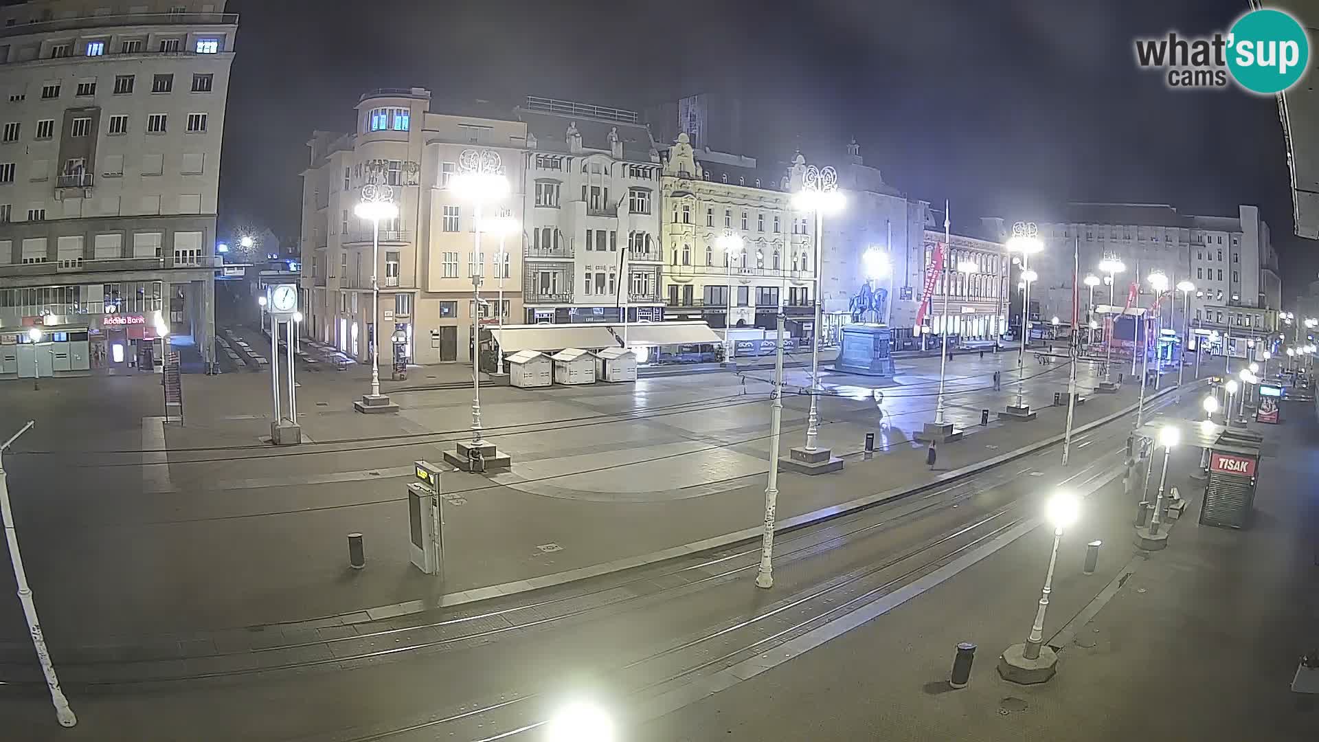 Zagreb live cam Bana Jelačića