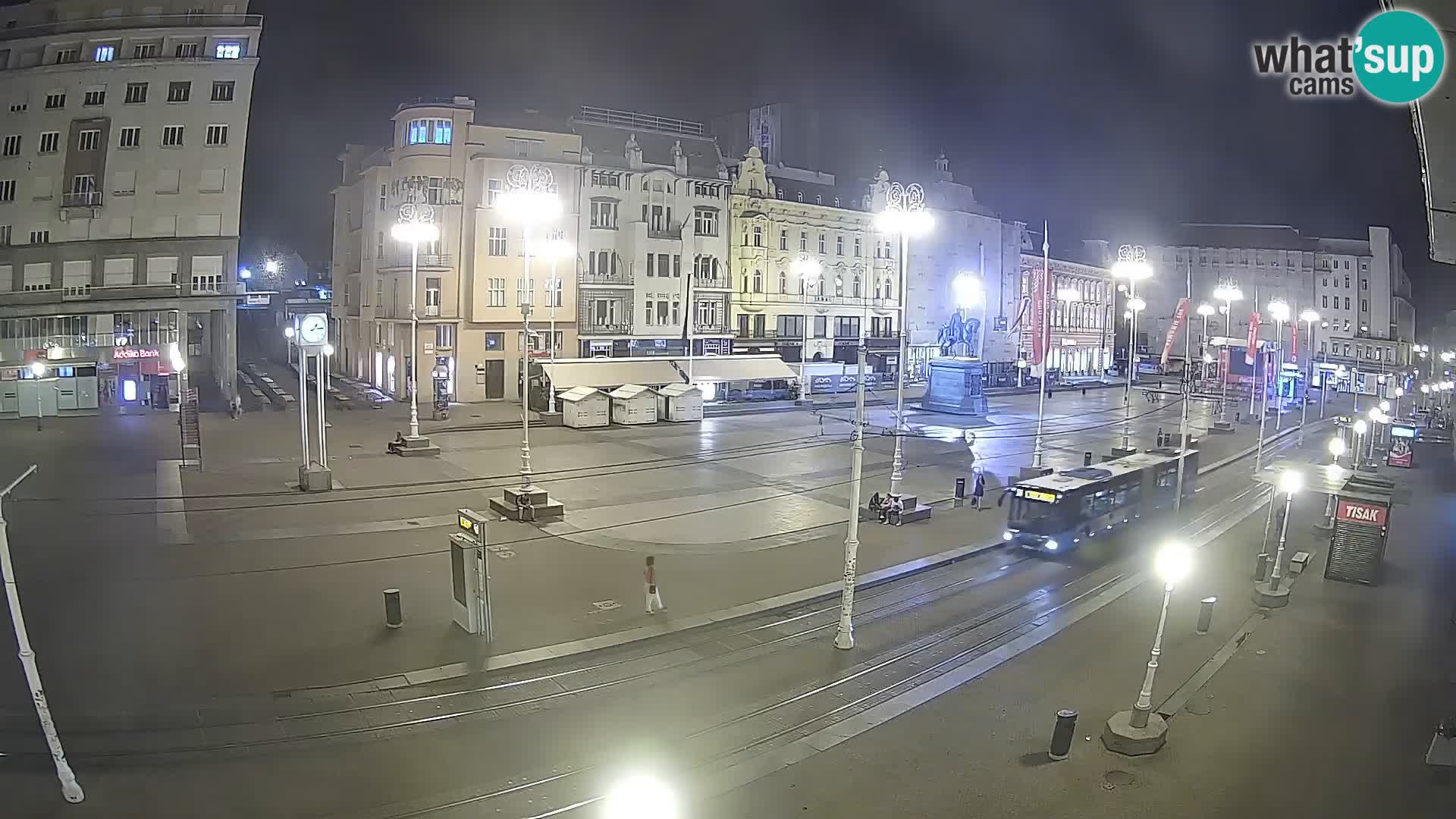 Spletna kamera Zagreb Ban Jelačić