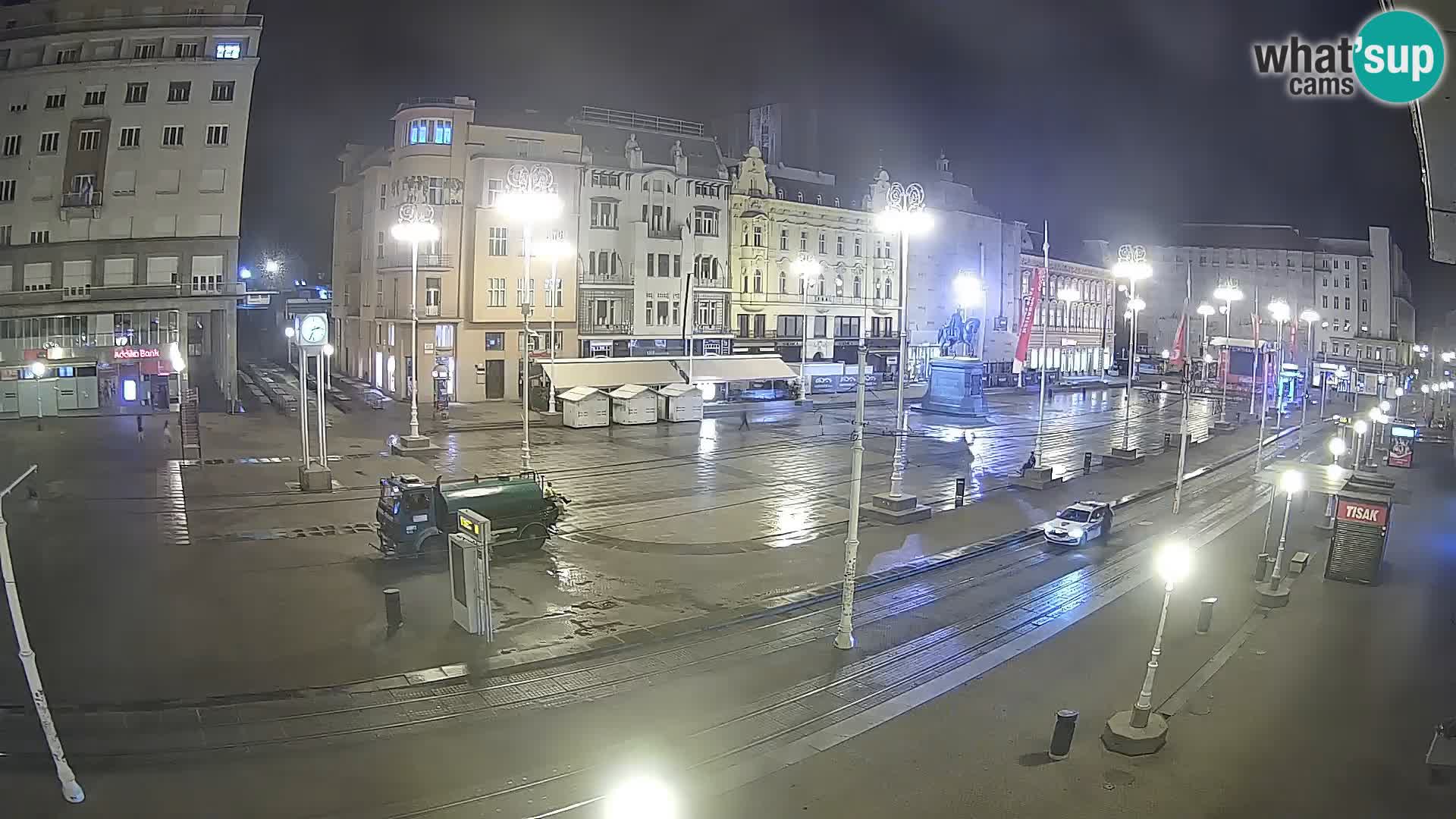 Zagreb webcam Ban Jelacica Platz | Kroatien