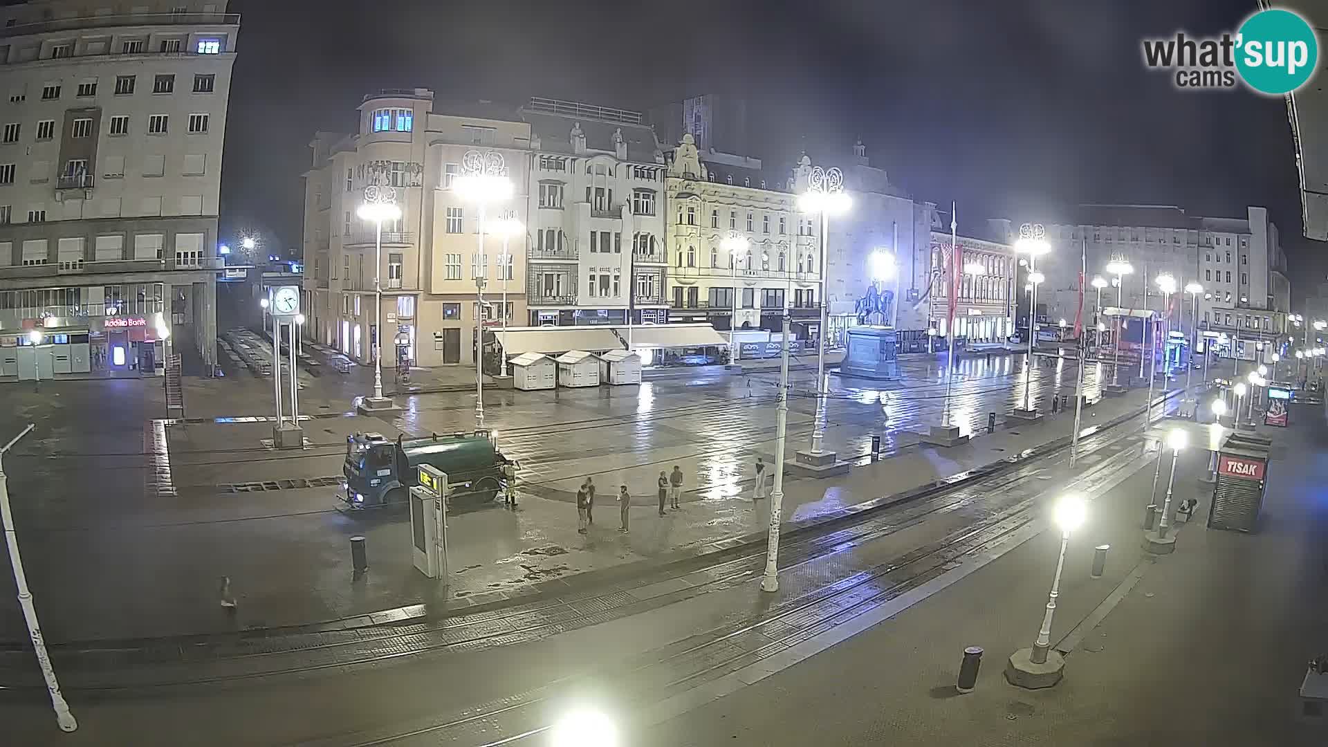 Live Cam Zagreb Ban Jelačić place | Croatie
