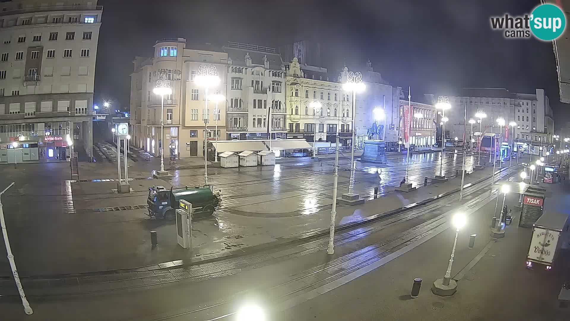 Zagreb live cam Bana Jelačića