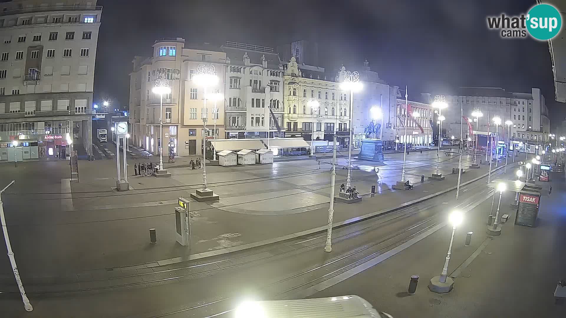 Zagreb live cam Bana Jelačića