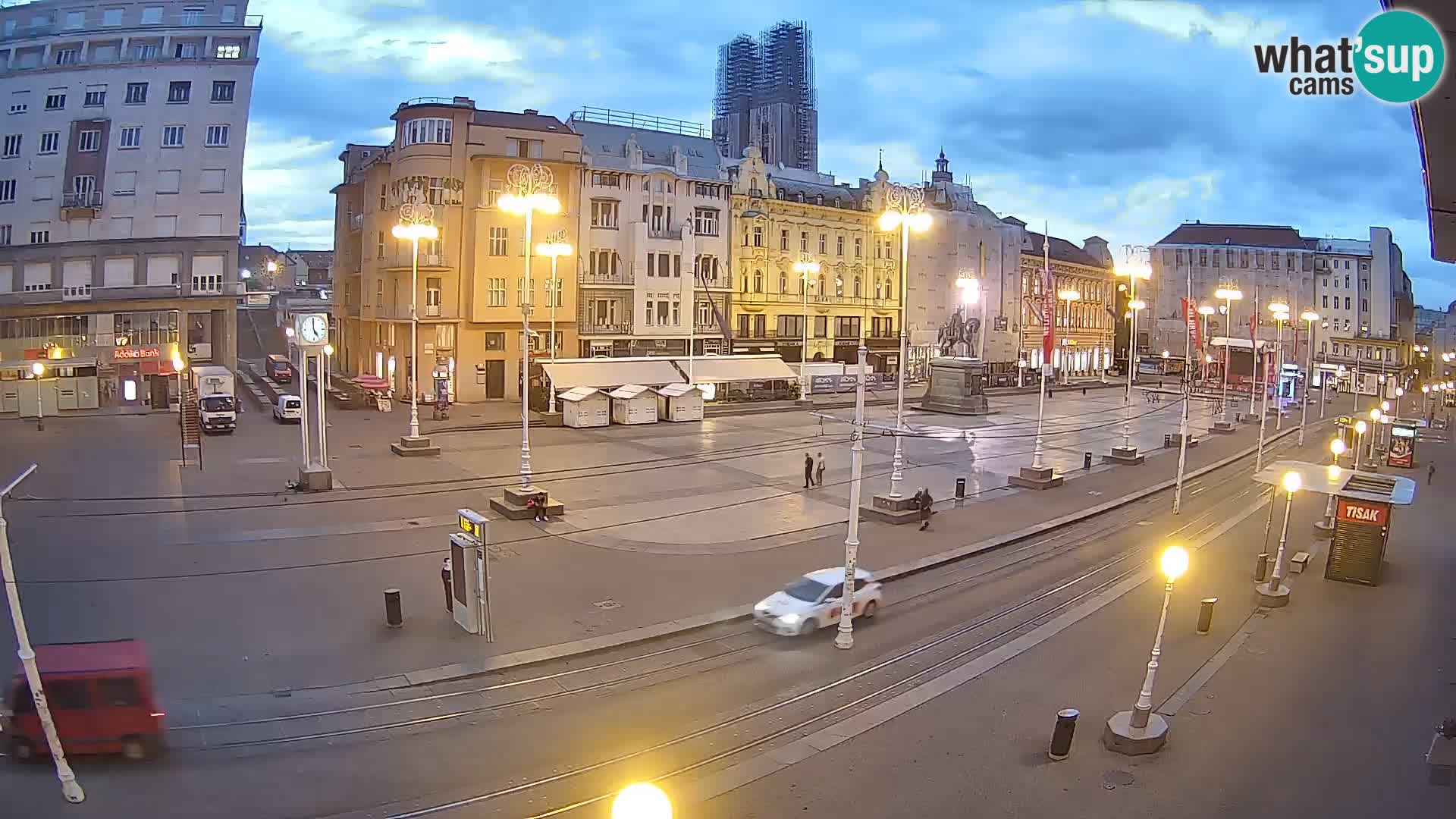 Webcam Zagabria Ban Jelacic piazza | Croazia