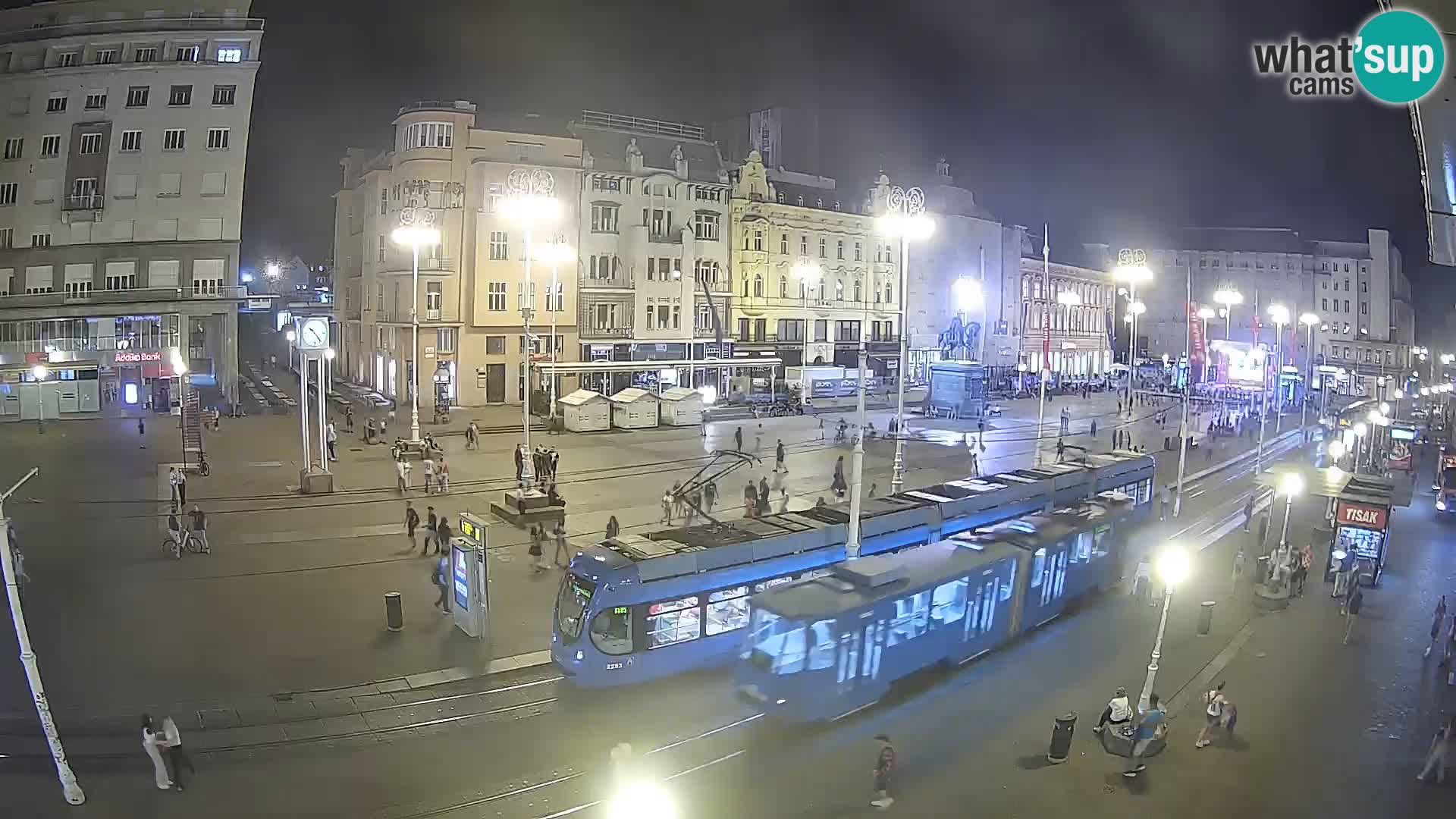 Webcam Zagreb Bana Jelačića square | Croatia