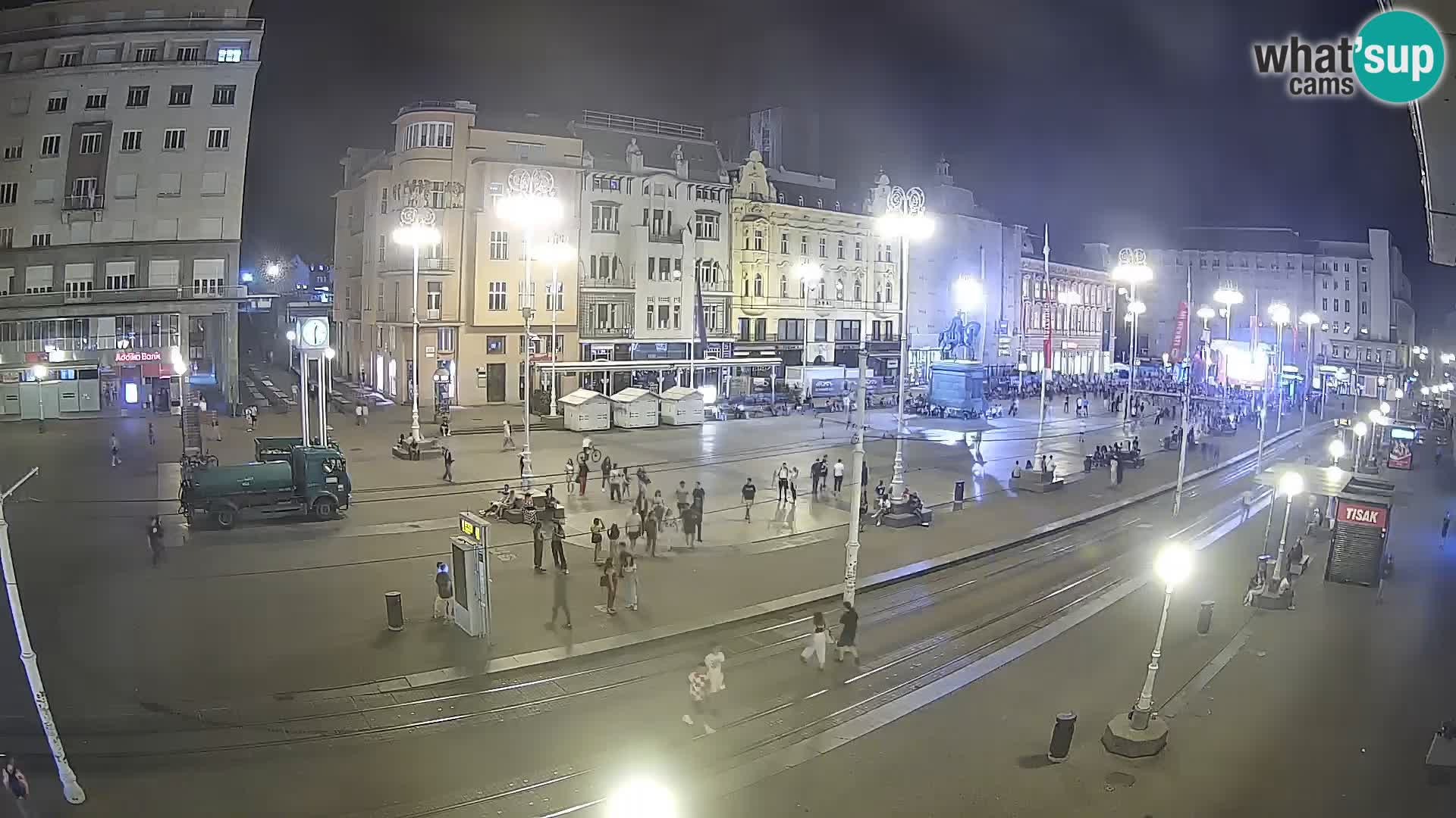 Webcam Zagreb Bana Jelačića square | Croatia