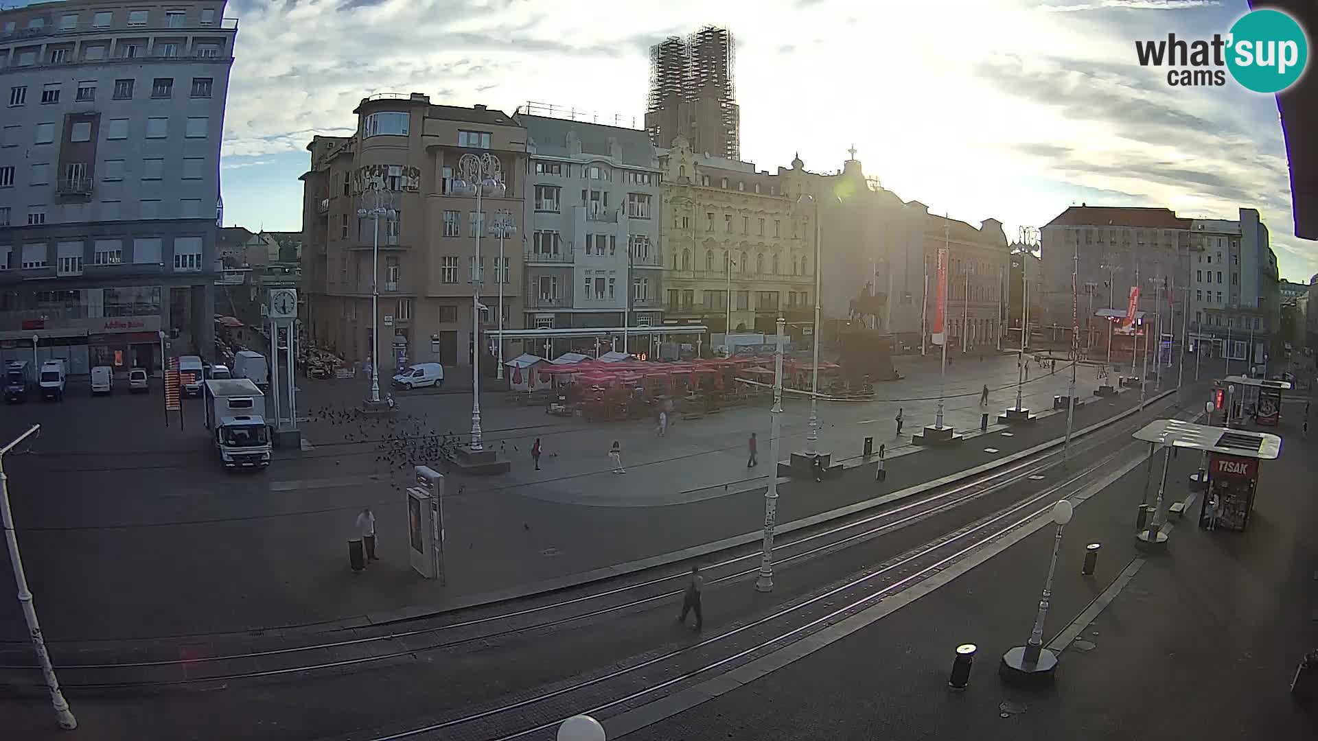 Webcam Zagabria Ban Jelacic piazza | Croazia