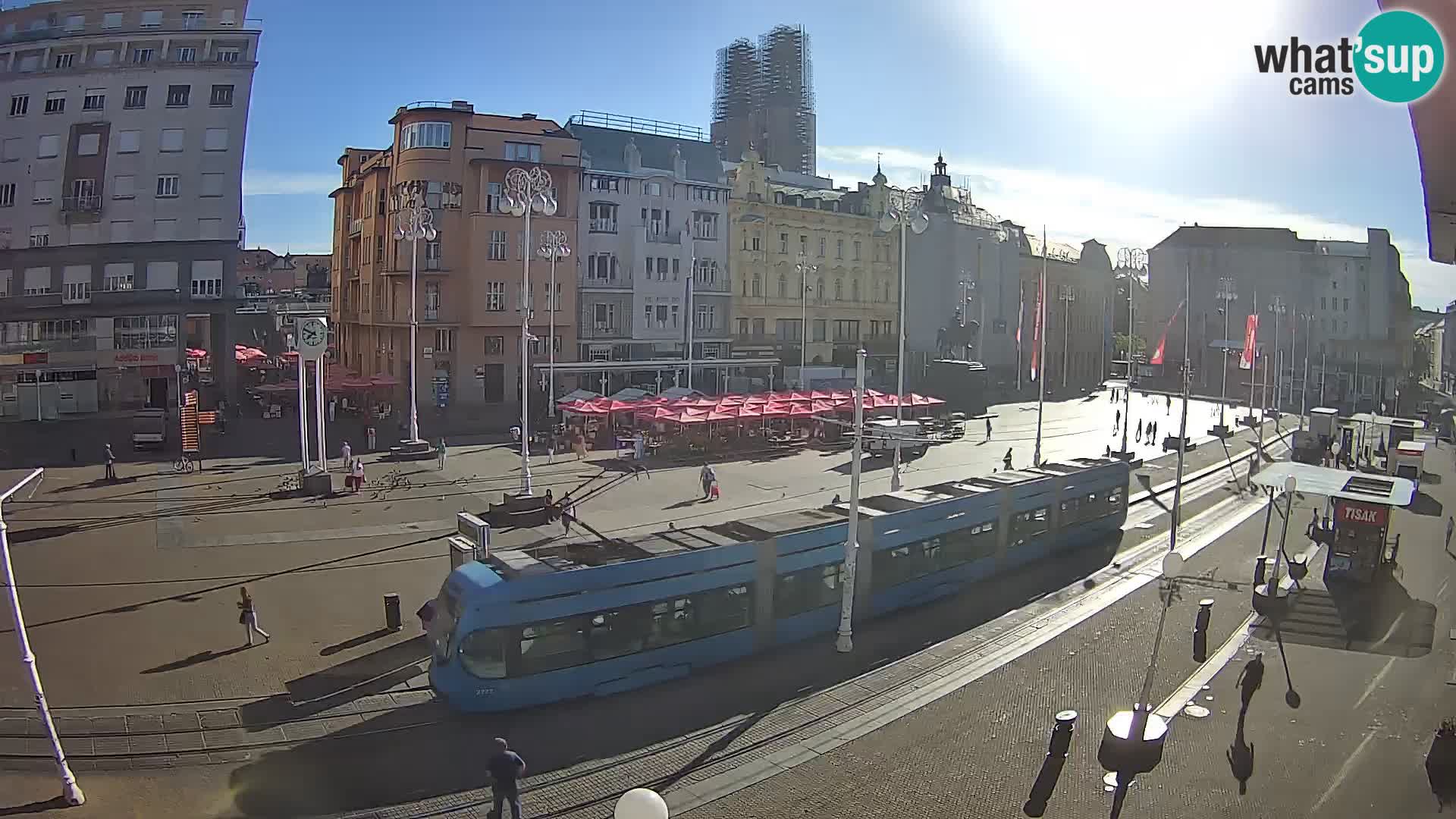 Zagreb live cam Bana Jelačića