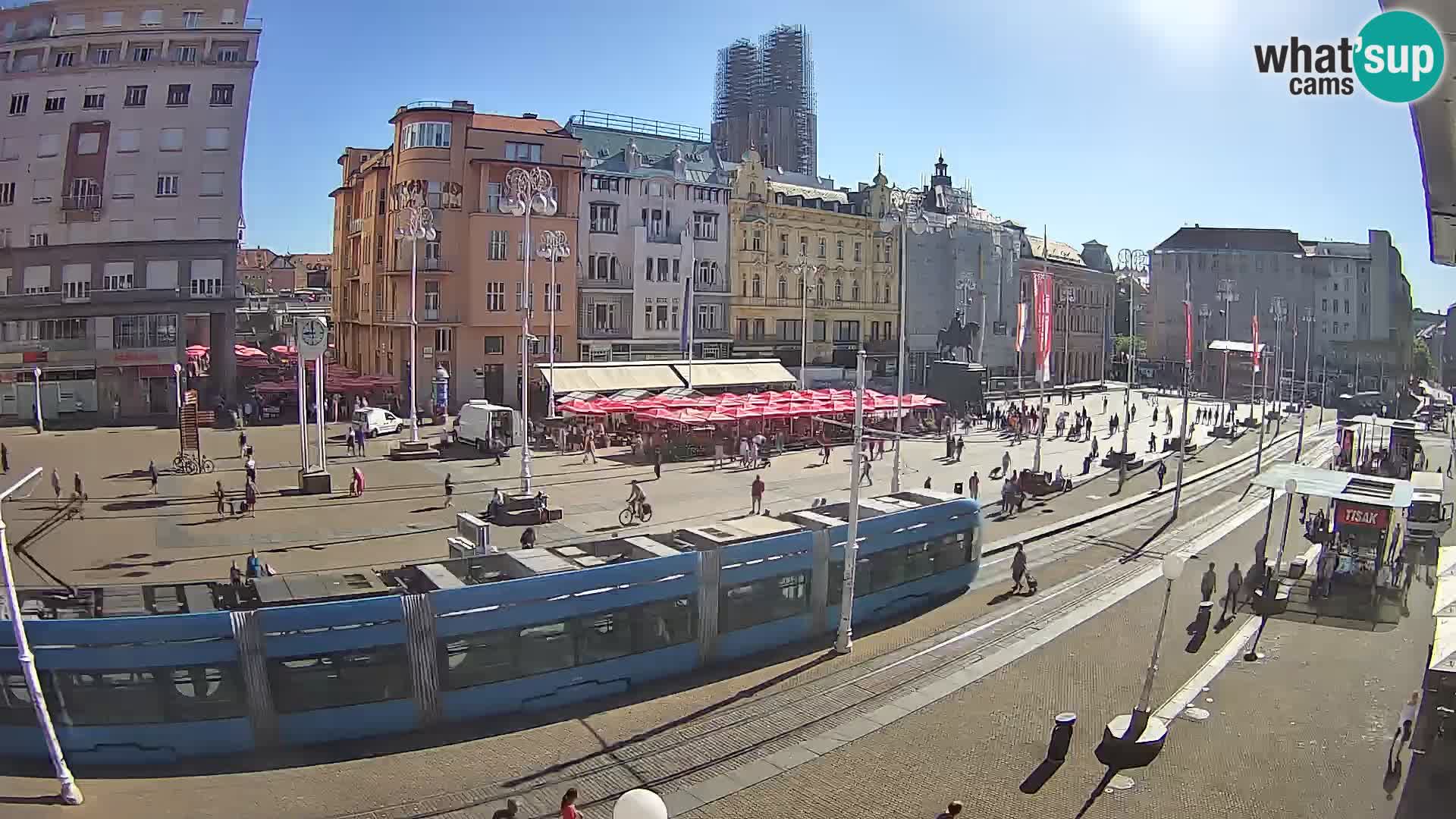Zagreb live cam Bana Jelačića