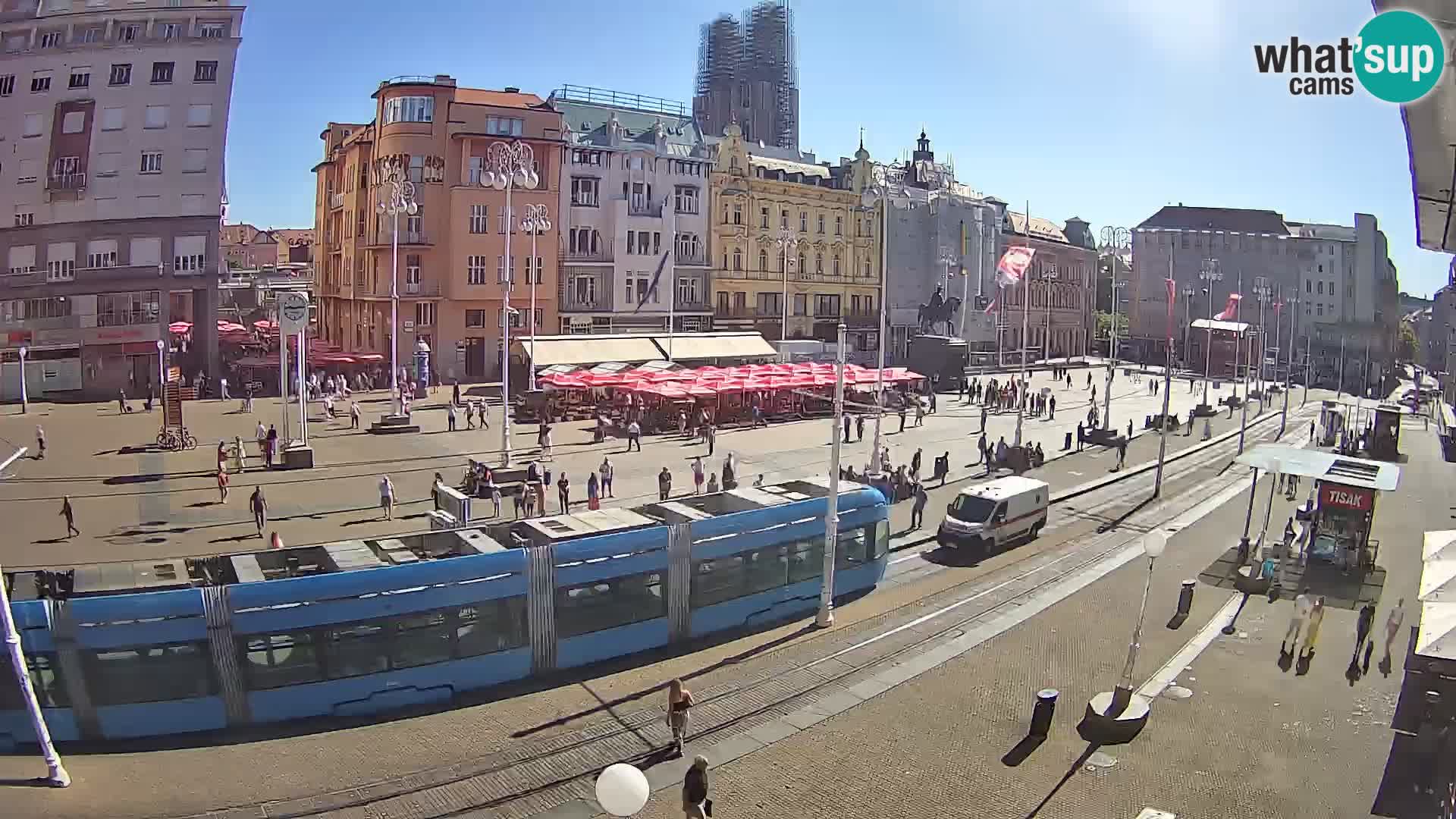 Zagreb live cam Bana Jelačića