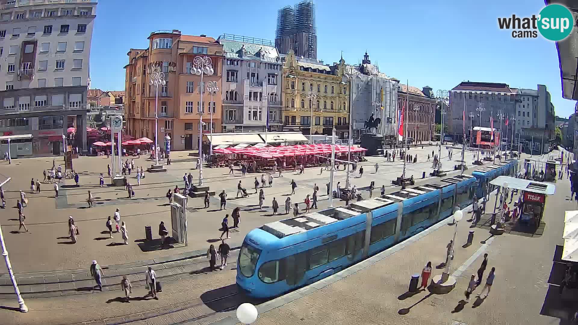 Zagreb live cam Bana Jelačića