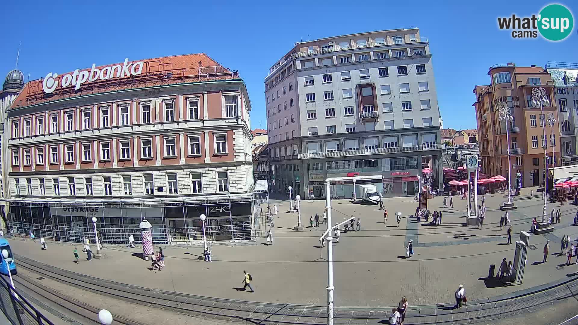 Zagreb live cam Bana Jelačića