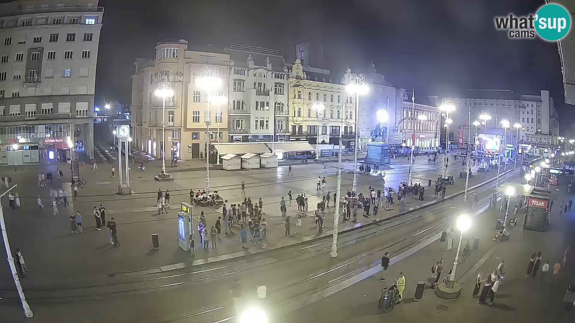 Spletna kamera Zagreb Ban Jelačić