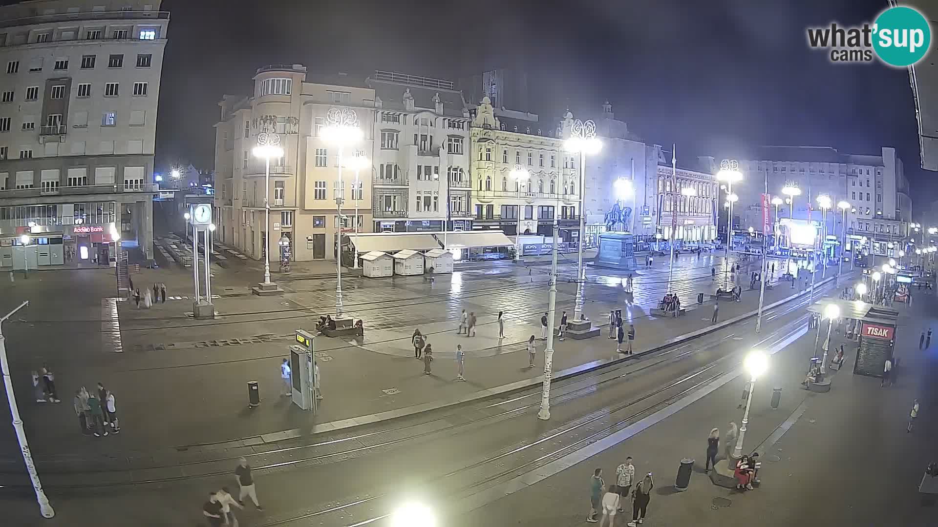 Zagreb live cam Bana Jelačića
