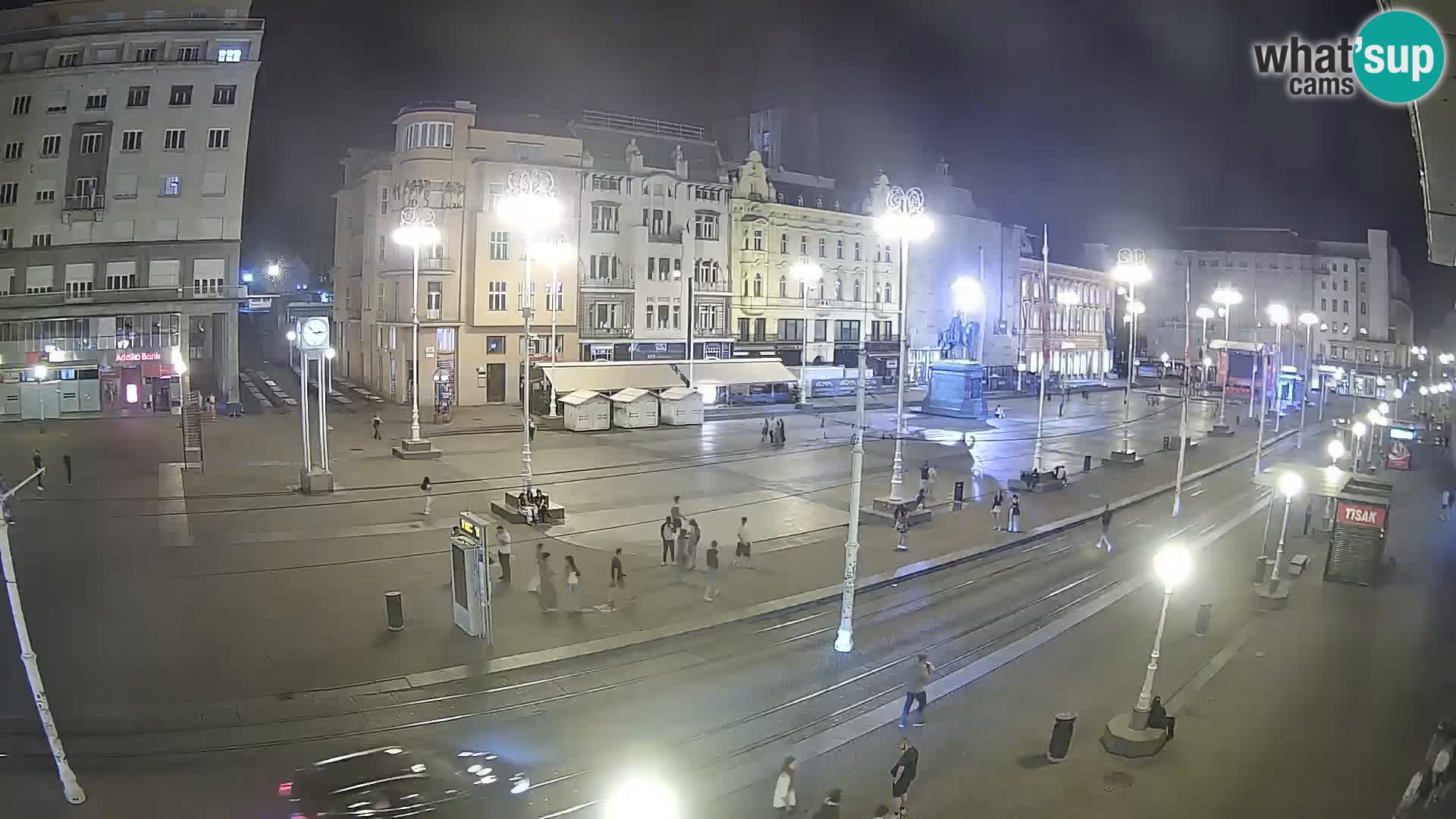 Spletna kamera Zagreb Ban Jelačić