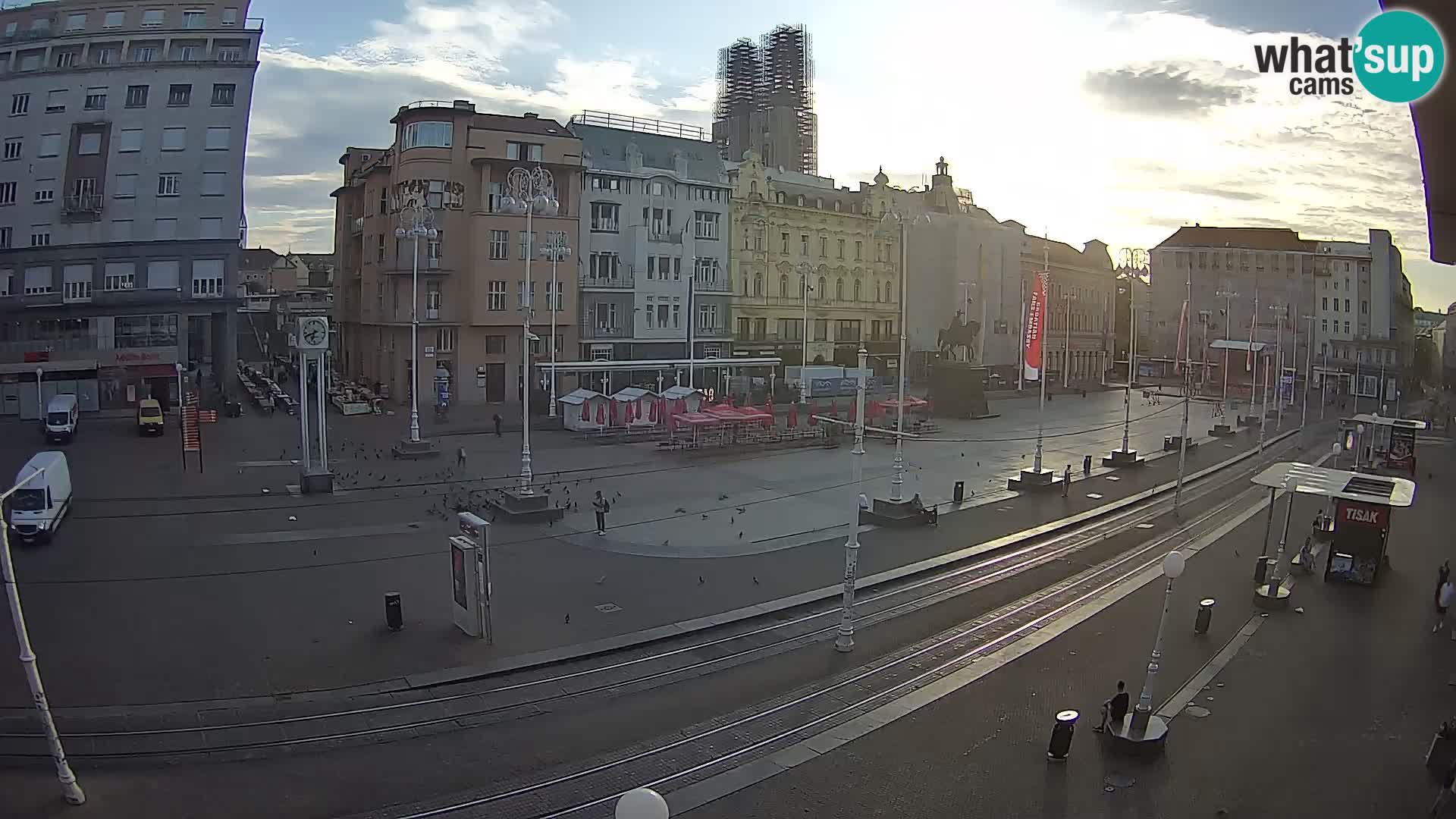 Live Cam Zagreb Ban Jelačić place | Croatie