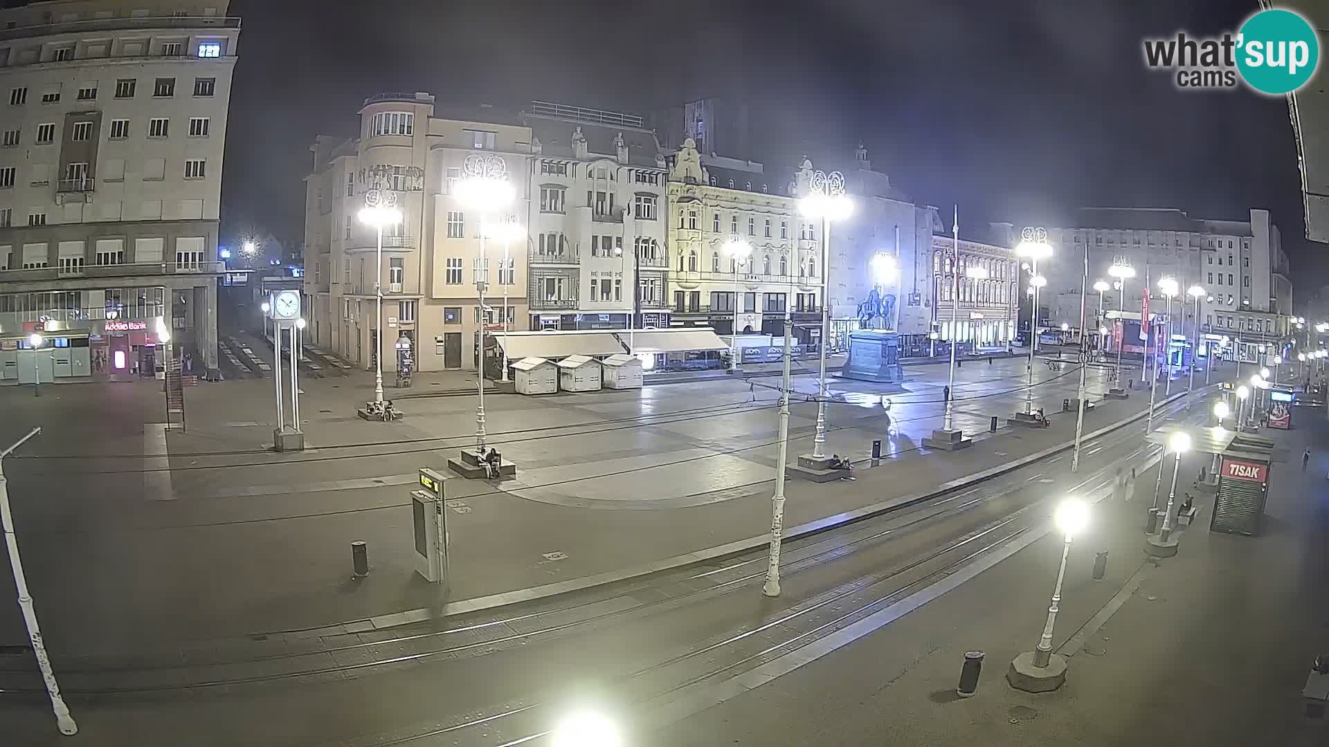 Live Cam Zagreb Ban Jelačić place | Croatie