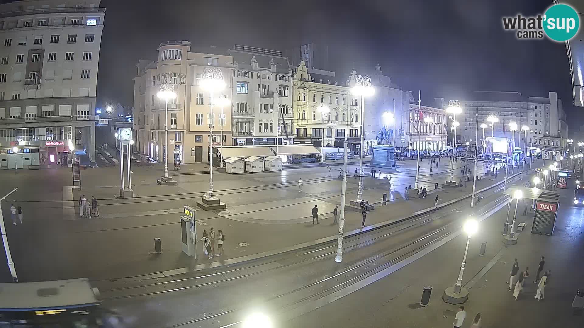 Webcam Zagreb Bana Jelačića square | Croatia
