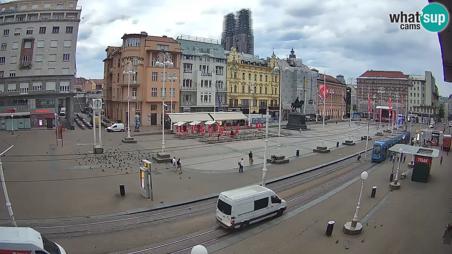 Webcam Zagabria Ban Jelacic piazza | Croazia