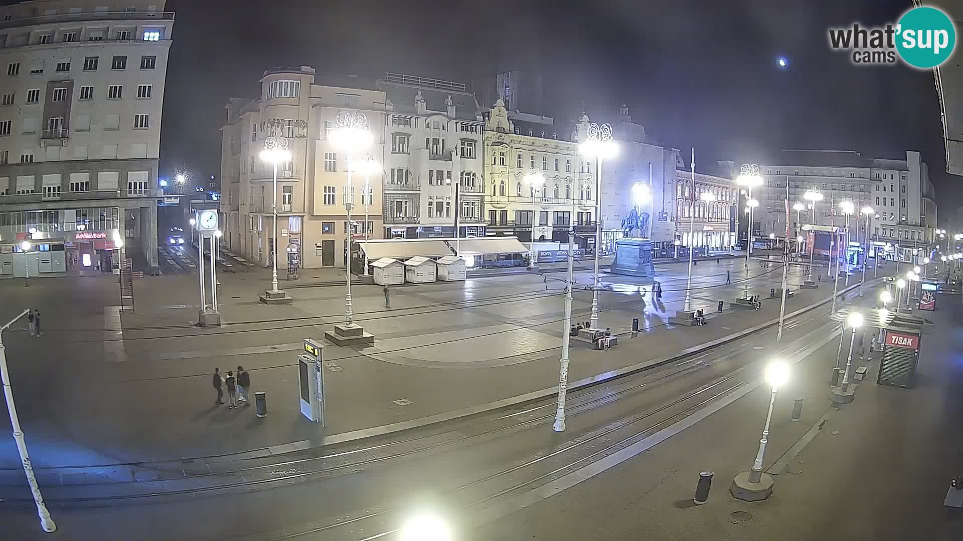 Webcam Zagreb Bana Jelačića square | Croatia