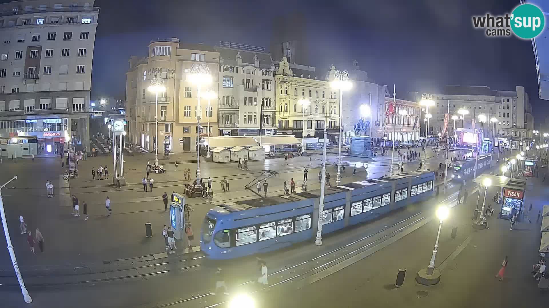 Webcam Zagreb Bana Jelačića square | Croatia