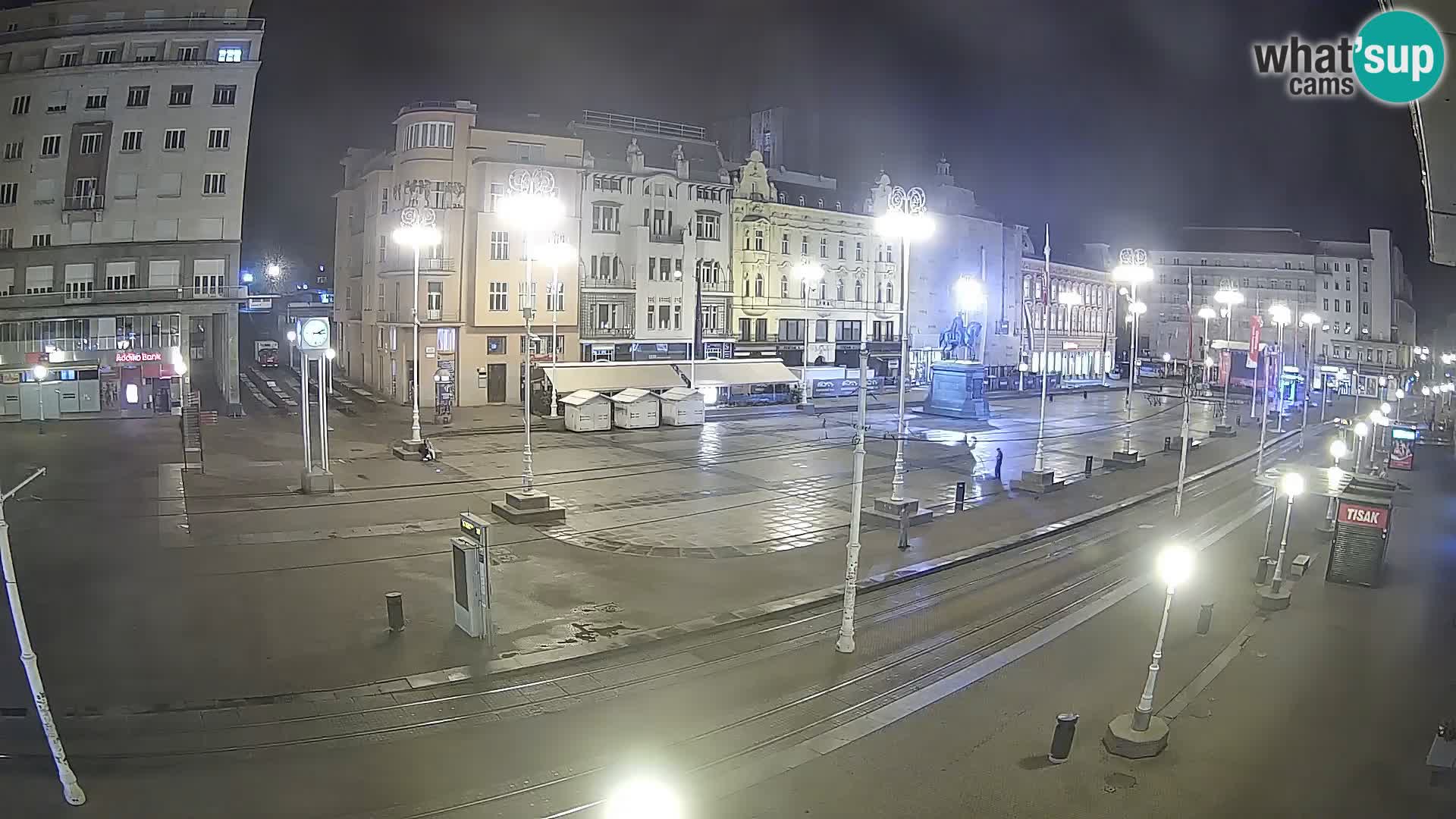 Webcam Zagreb Bana Jelačića square | Croatia