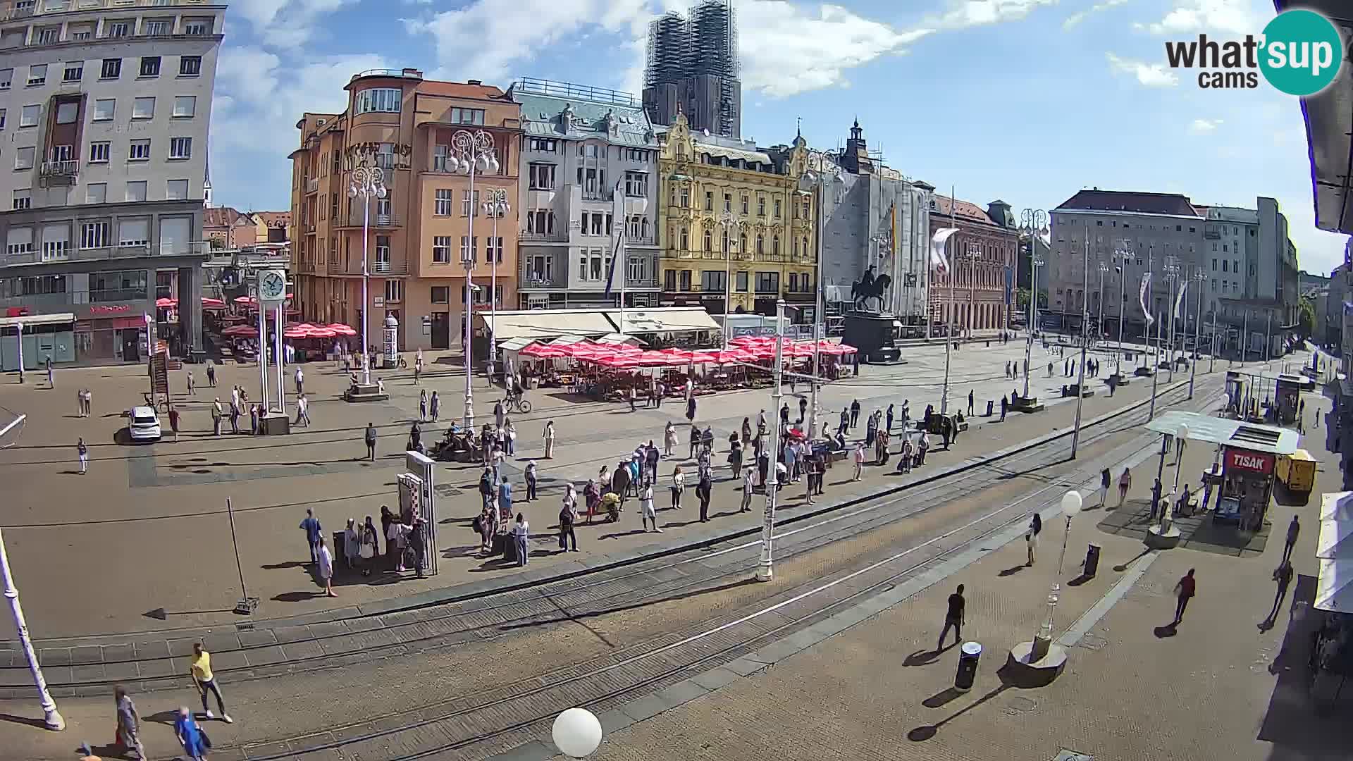 Spletna kamera Zagreb Ban Jelačić