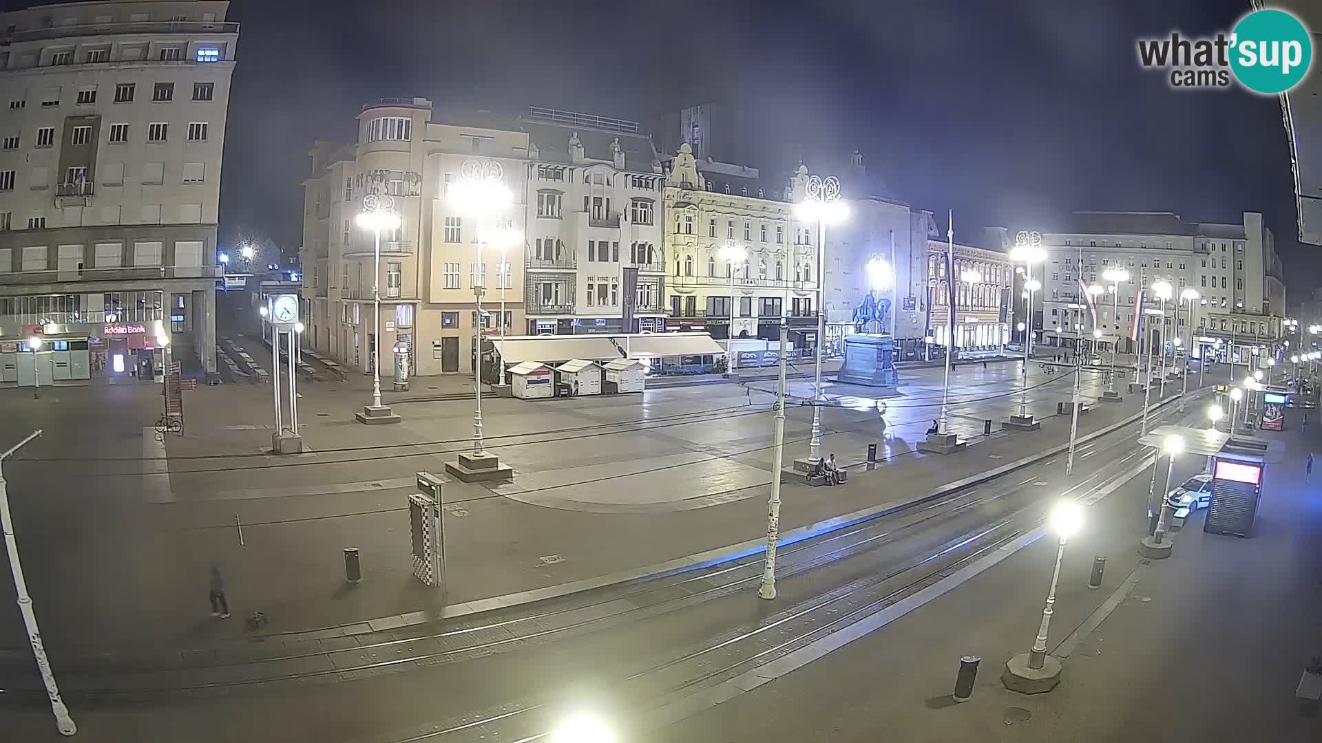 Zagreb webcam Ban Jelacica Platz | Kroatien
