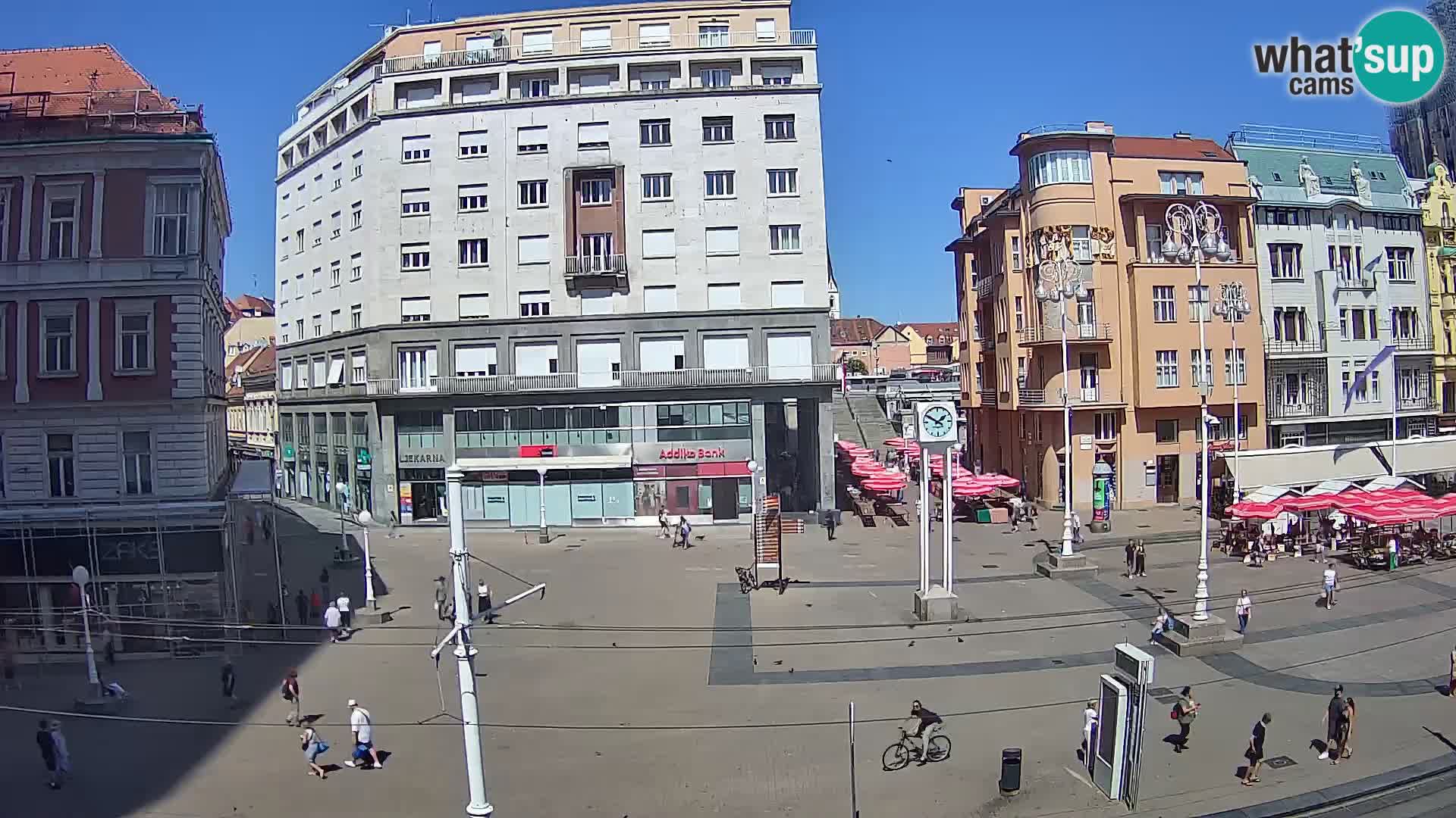 Webcam Zagabria Ban Jelacic piazza | Croazia