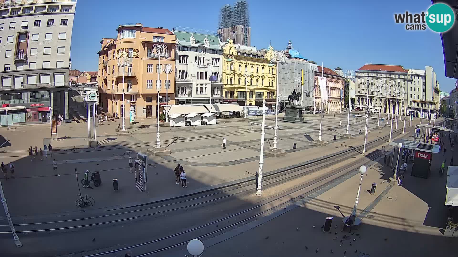 Zagreb live cam Bana Jelačića