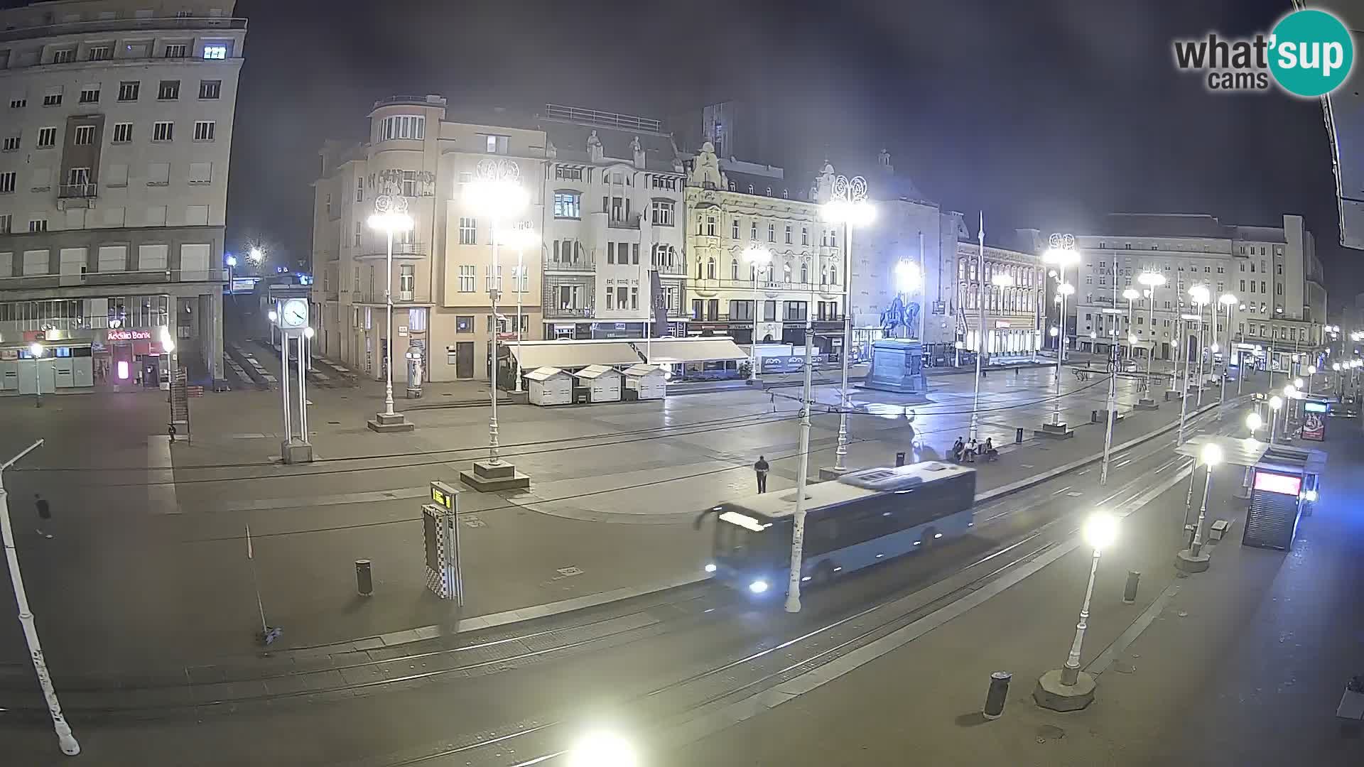 Zagreb live cam Bana Jelačića