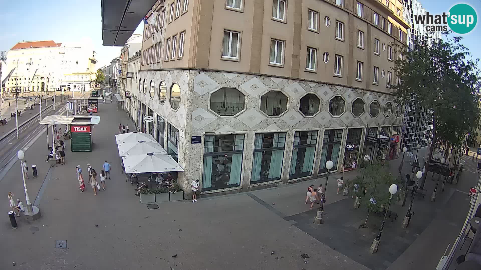 Zagreb live cam Bana Jelačića