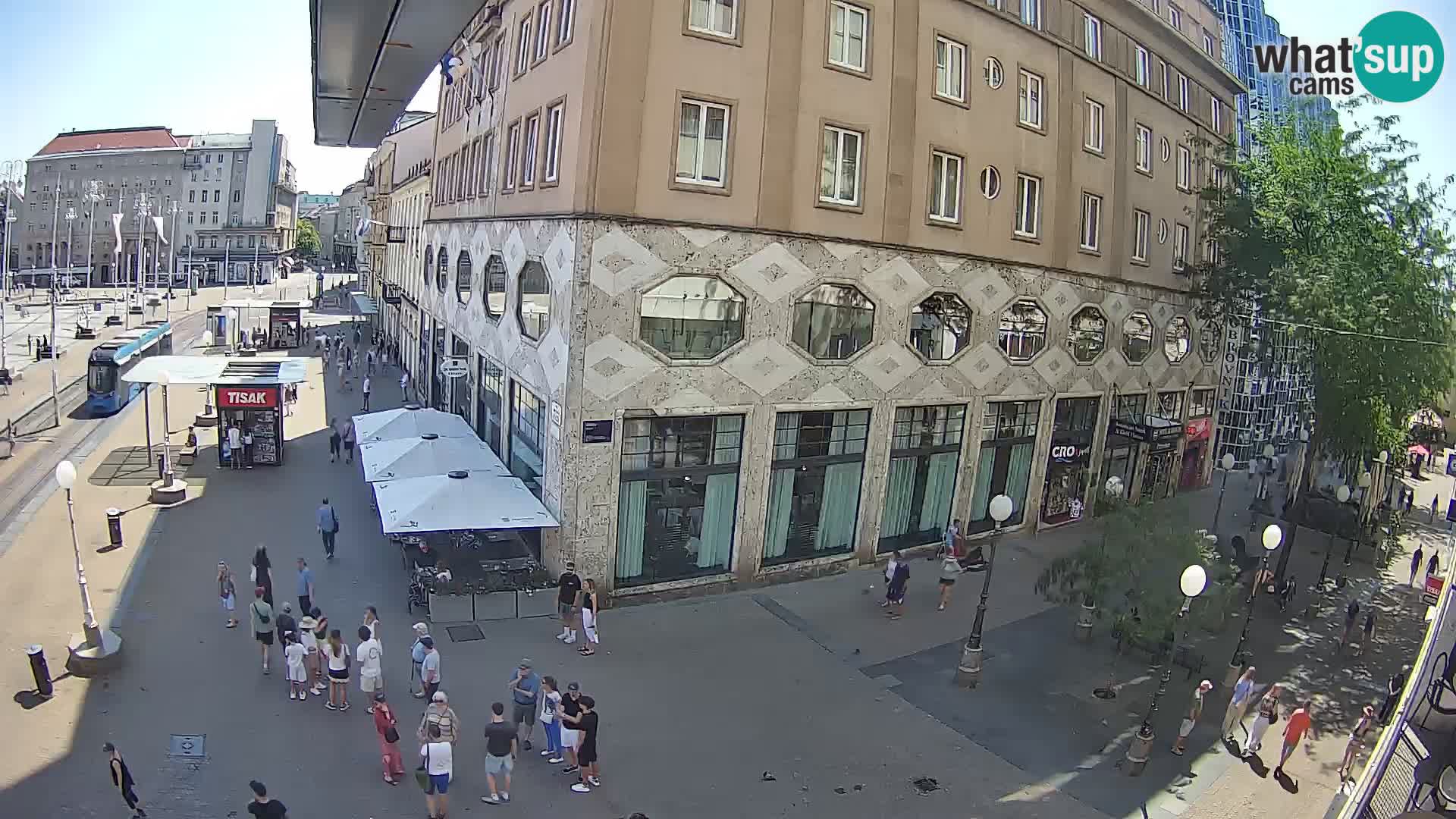 Zagreb live cam Bana Jelačića