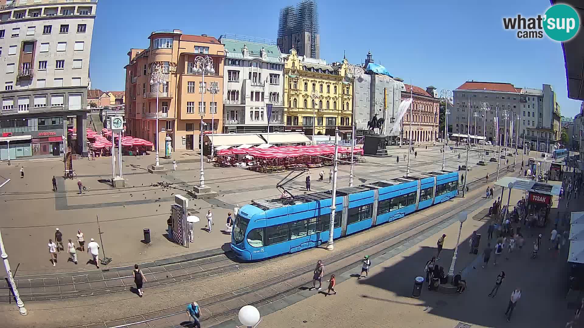 Spletna kamera Zagreb Ban Jelačić