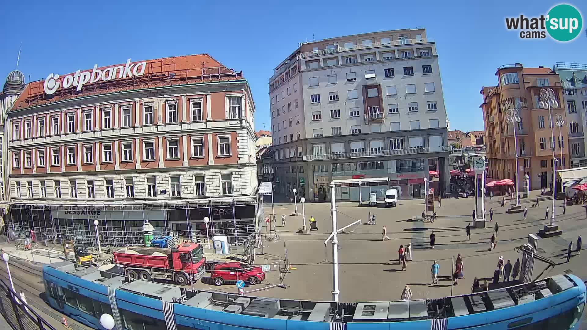 Zagreb live cam Bana Jelačića