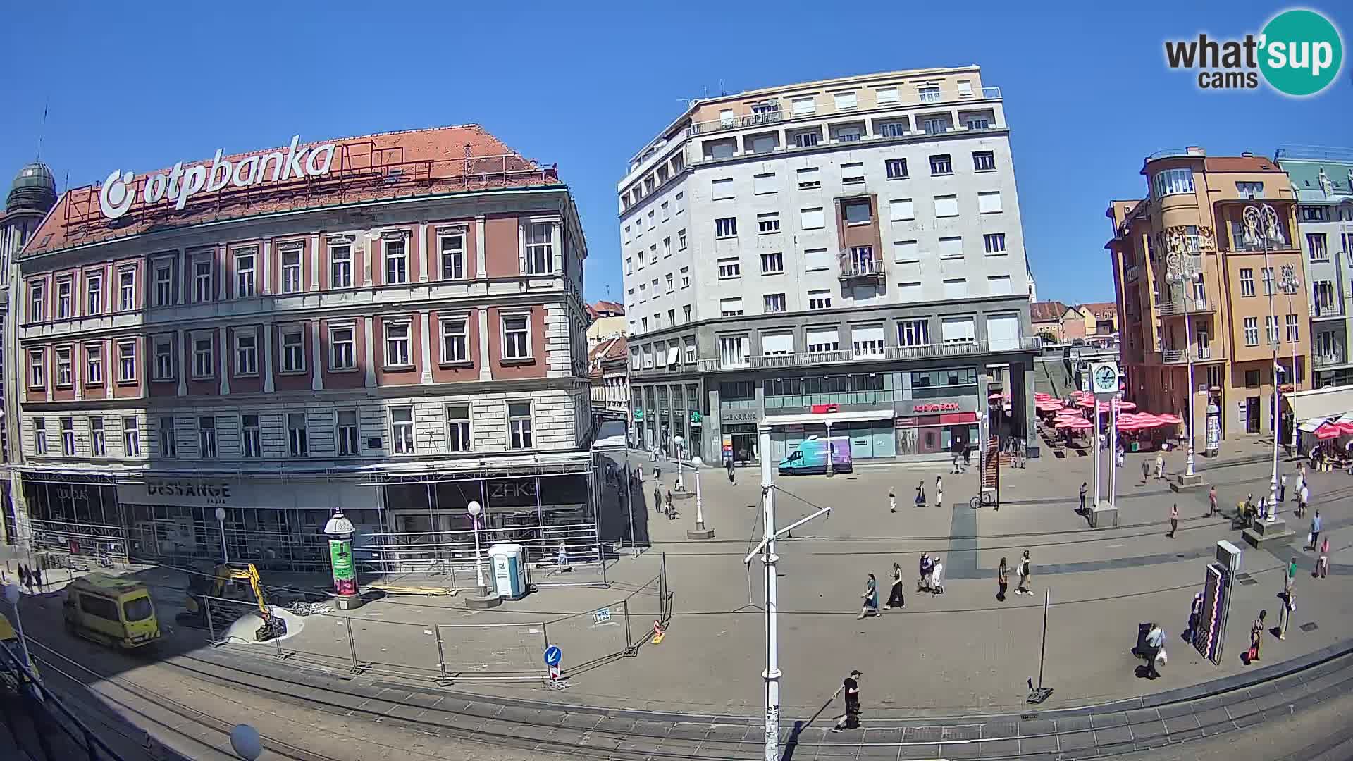 Zagreb live cam Bana Jelačića