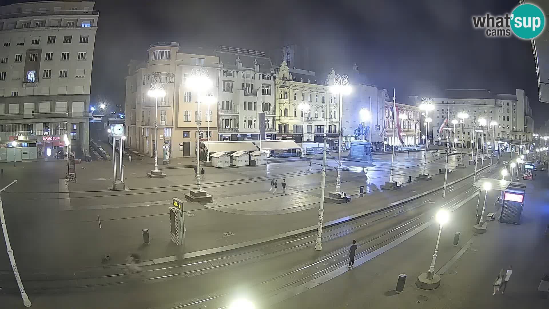 Webcam Zagreb Bana Jelačića square | Croatia