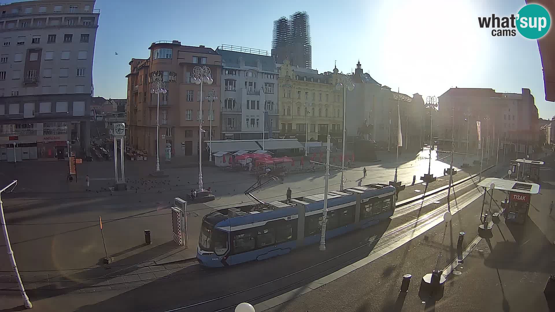Spletna kamera Zagreb Ban Jelačić
