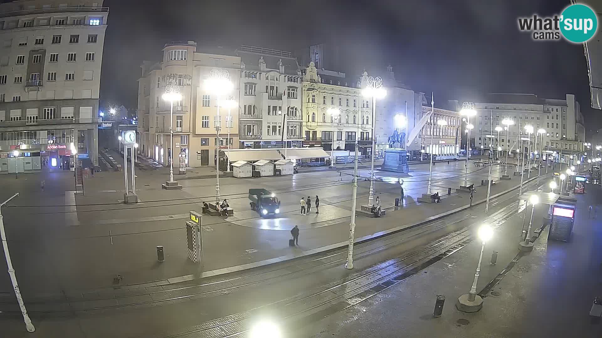 Webcam Zagreb Bana Jelačića square | Croatia