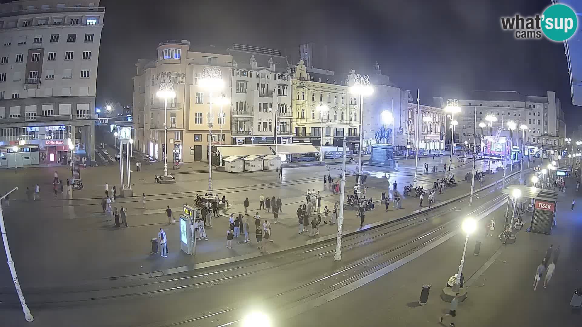 Zagreb live cam Bana Jelačića