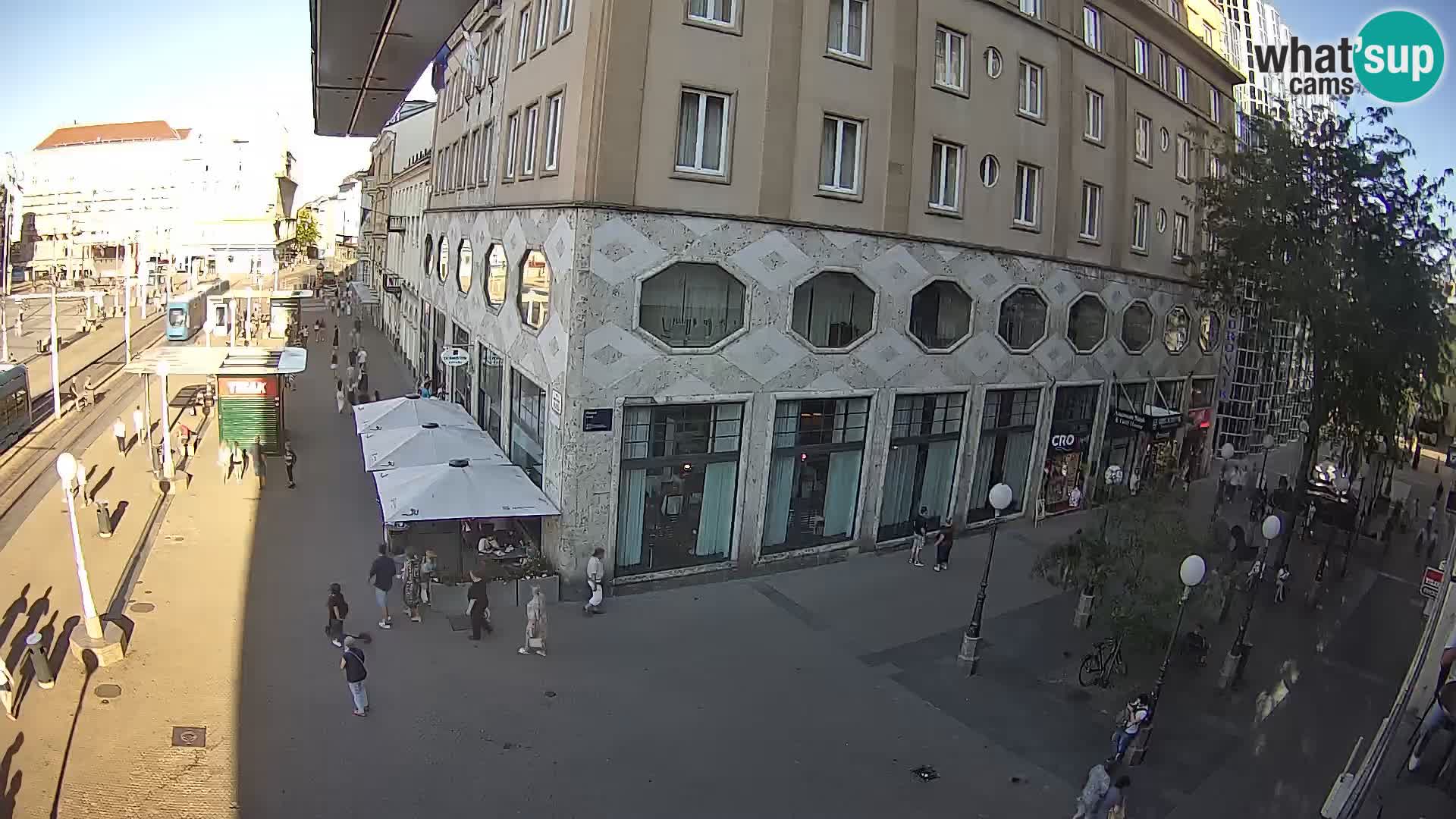 Zagreb live cam Bana Jelačića