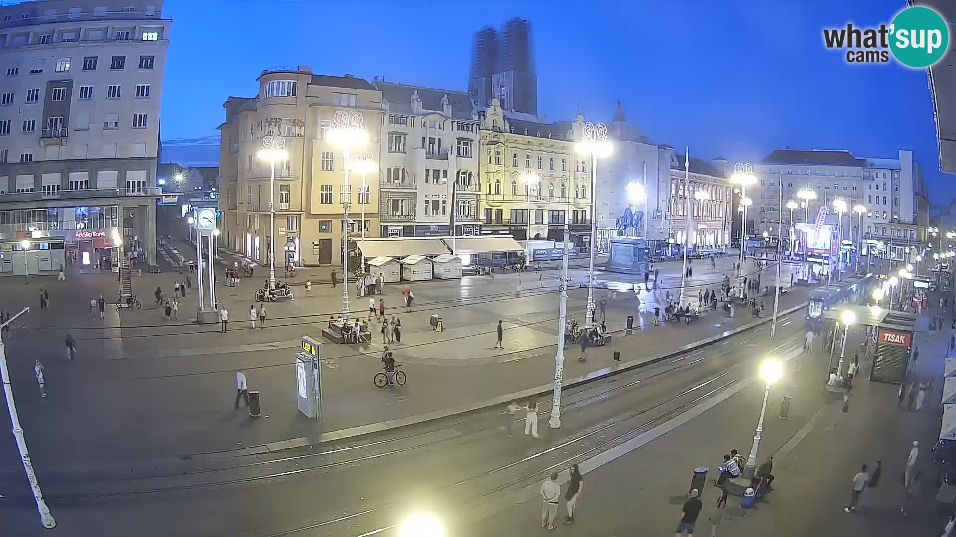 Zagreb live cam Bana Jelačića